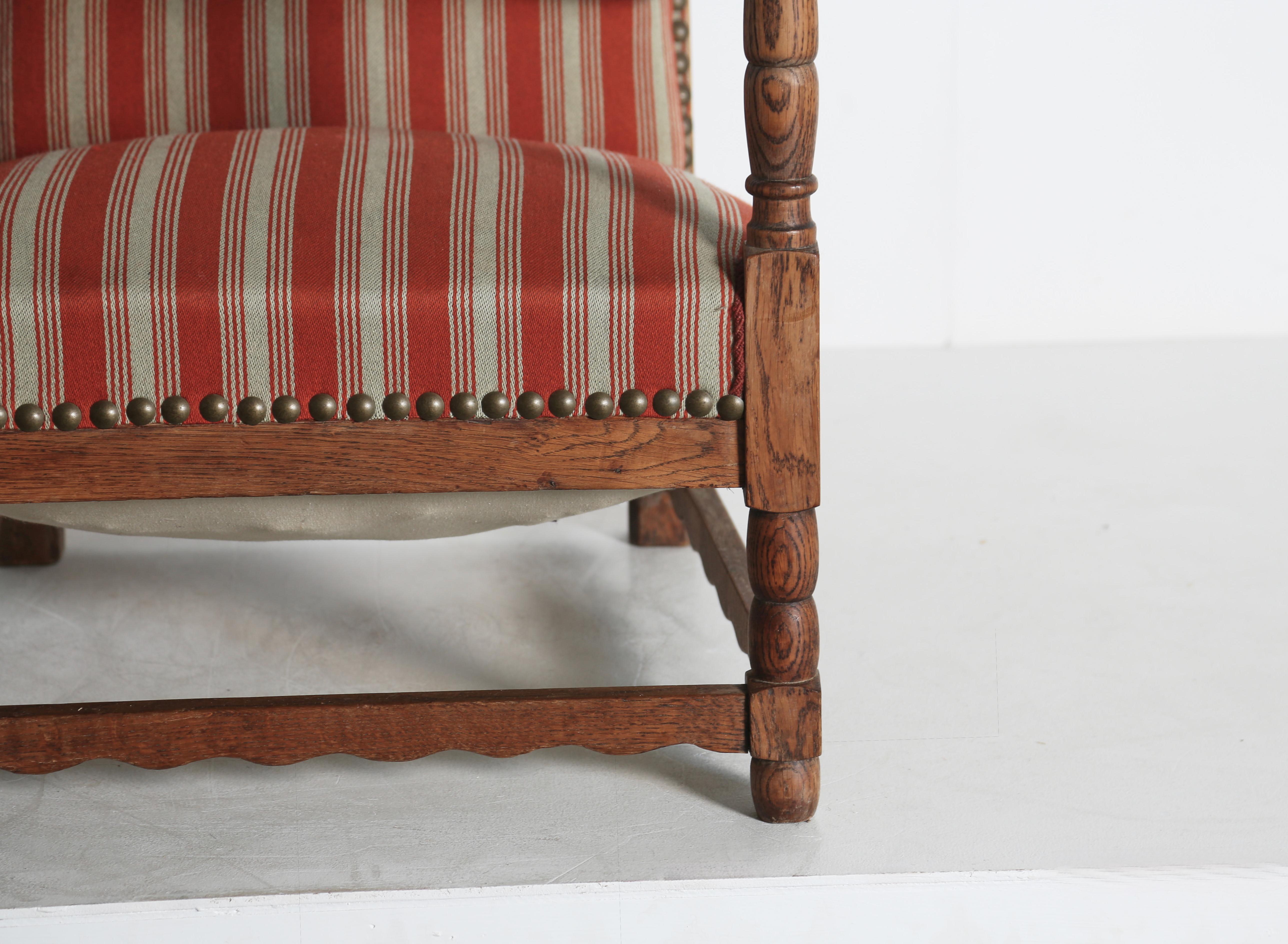 Sillón Wingback, Dinamarca, años 40 en venta 9