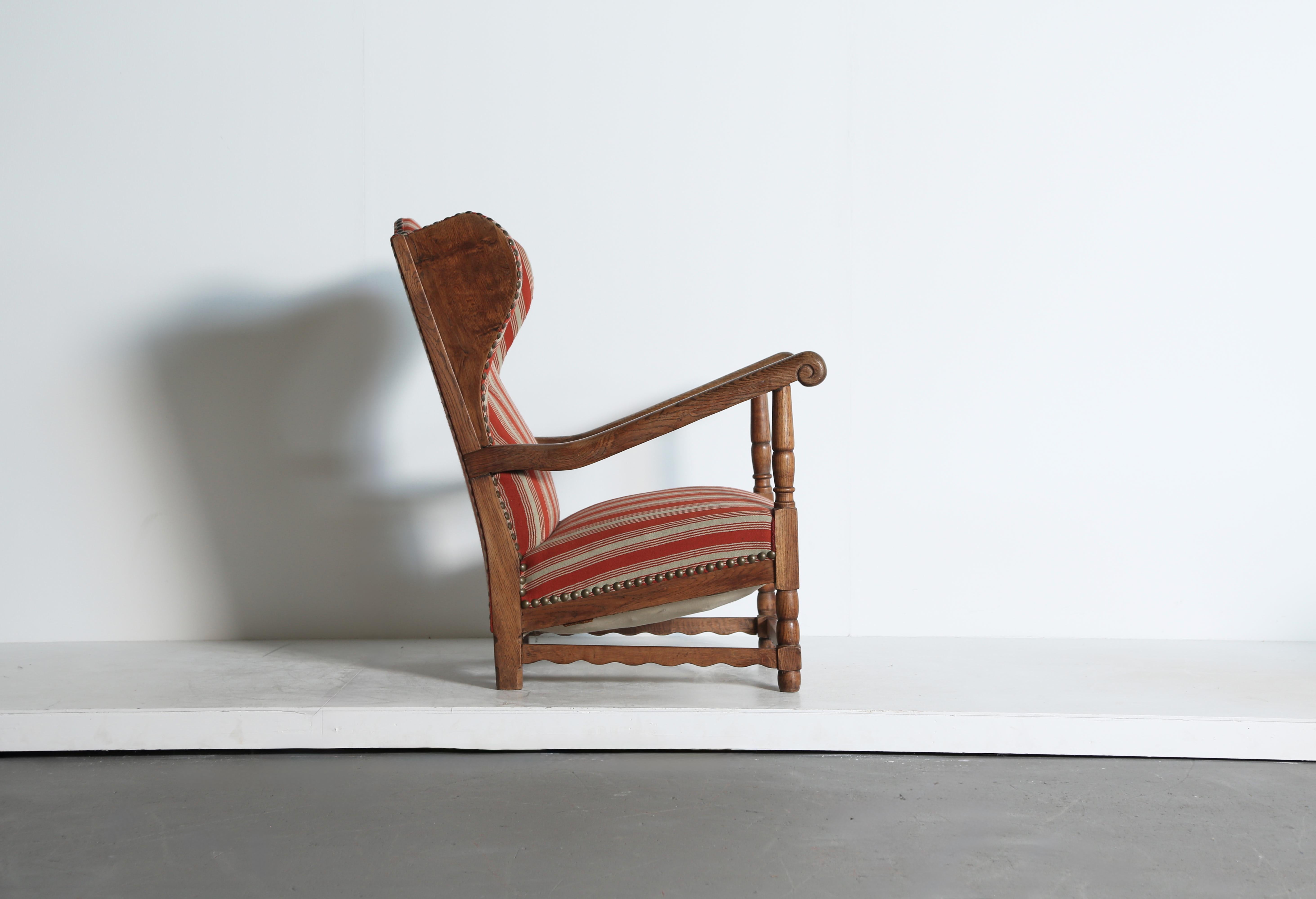 Sillón Wingback, Dinamarca, años 40 en venta 2