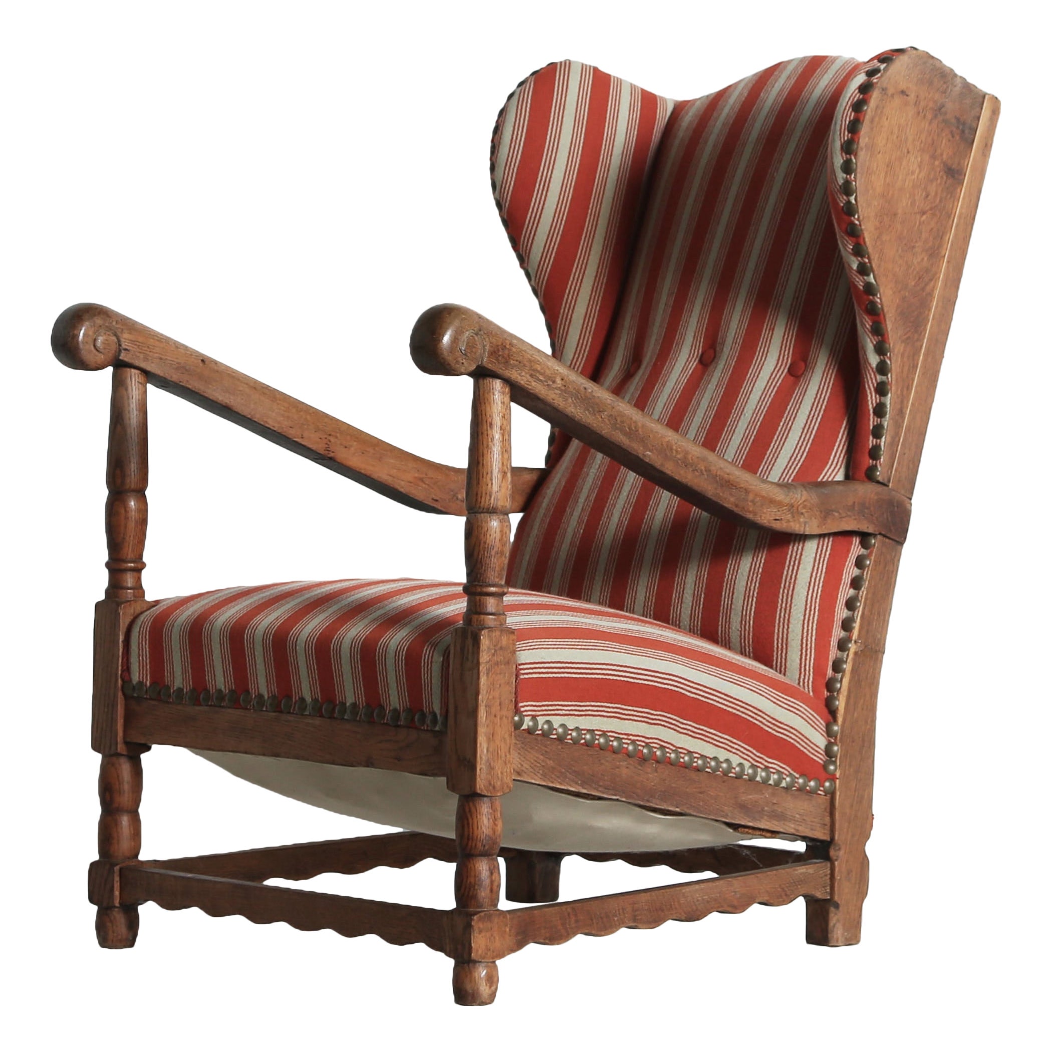 Sillón Wingback, Dinamarca, años 40 en venta