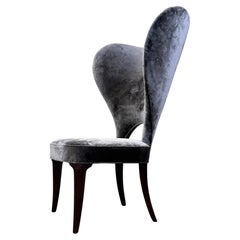 Rare Wingback Heart Chair by Edward Wormley for Dunbar