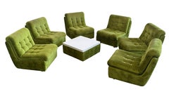 Raro divano componibile Wittmann modello 'Sirius', Austria anni '70