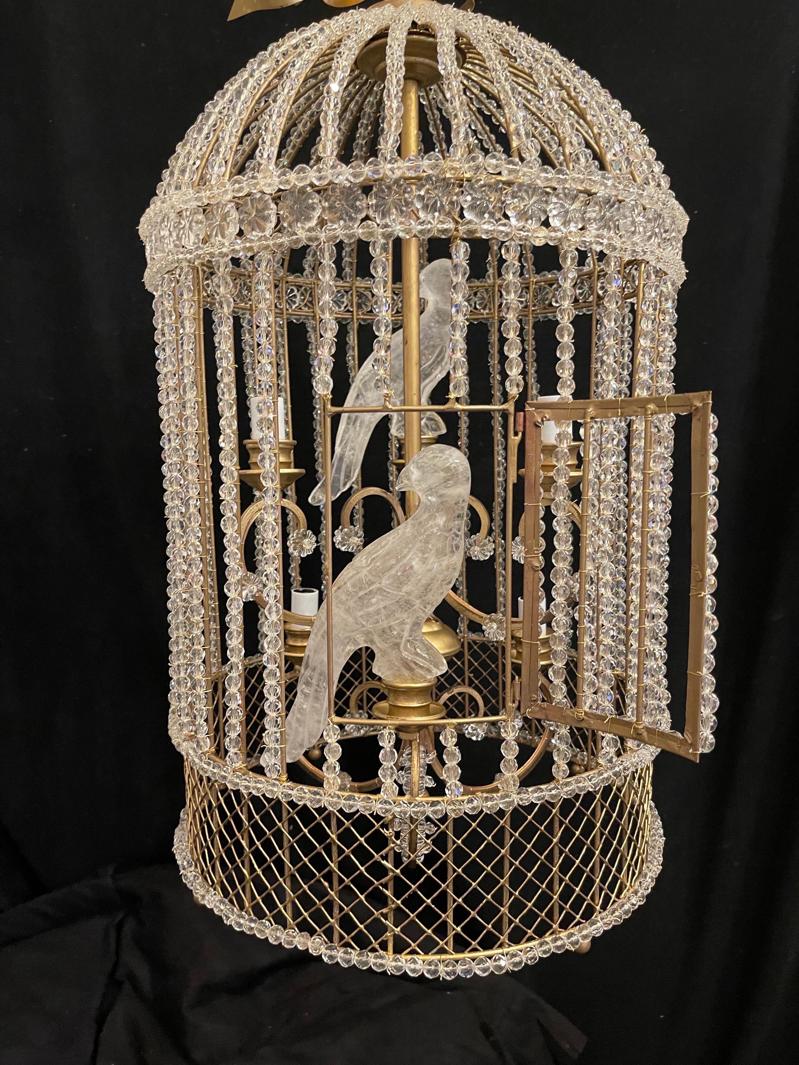 parrot chandelier