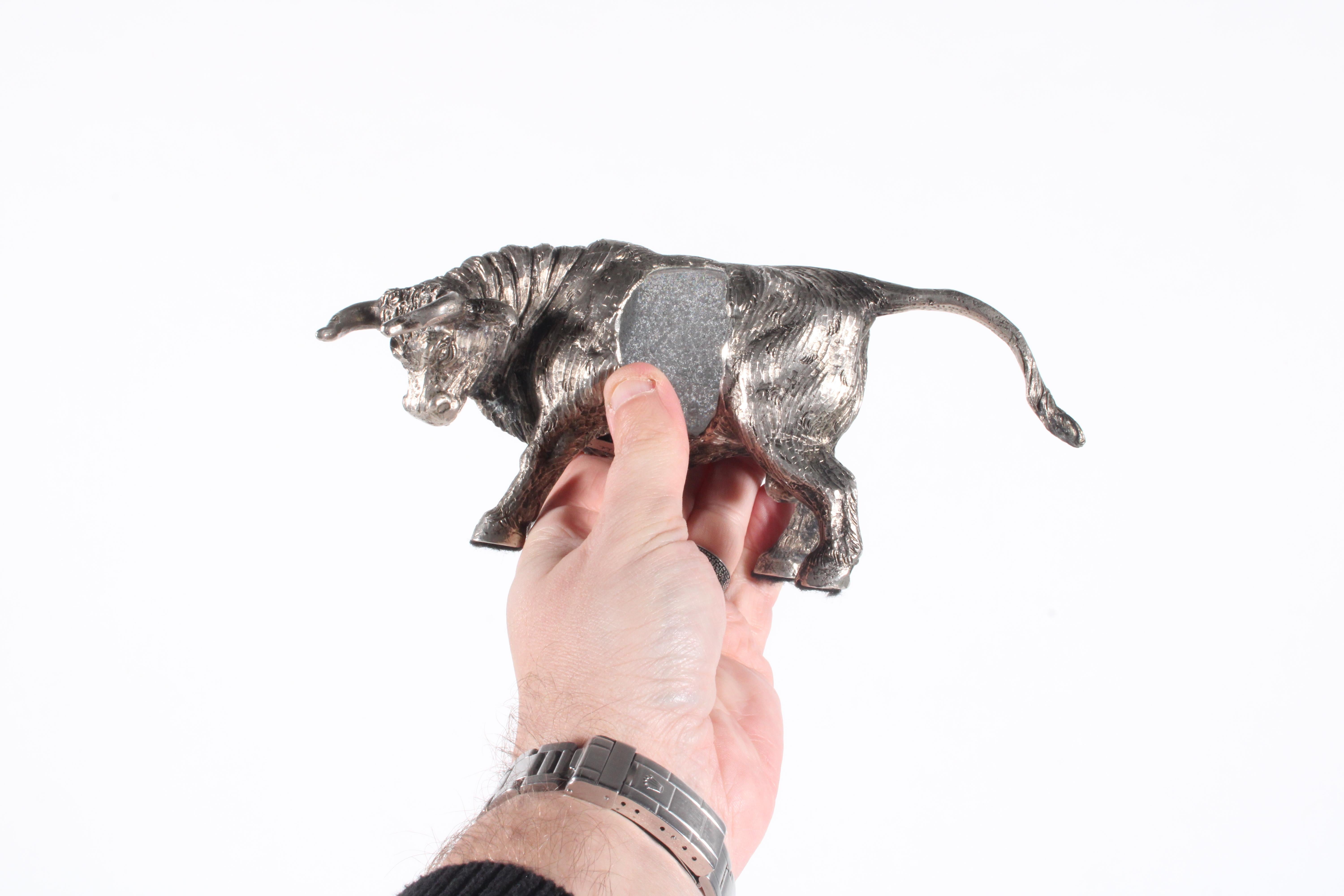 Rara y maravillosa escultura de toro firmada por Gabriella Crespi *ENTREGA GRATUITA EN TODO EL MUNDO en venta 5