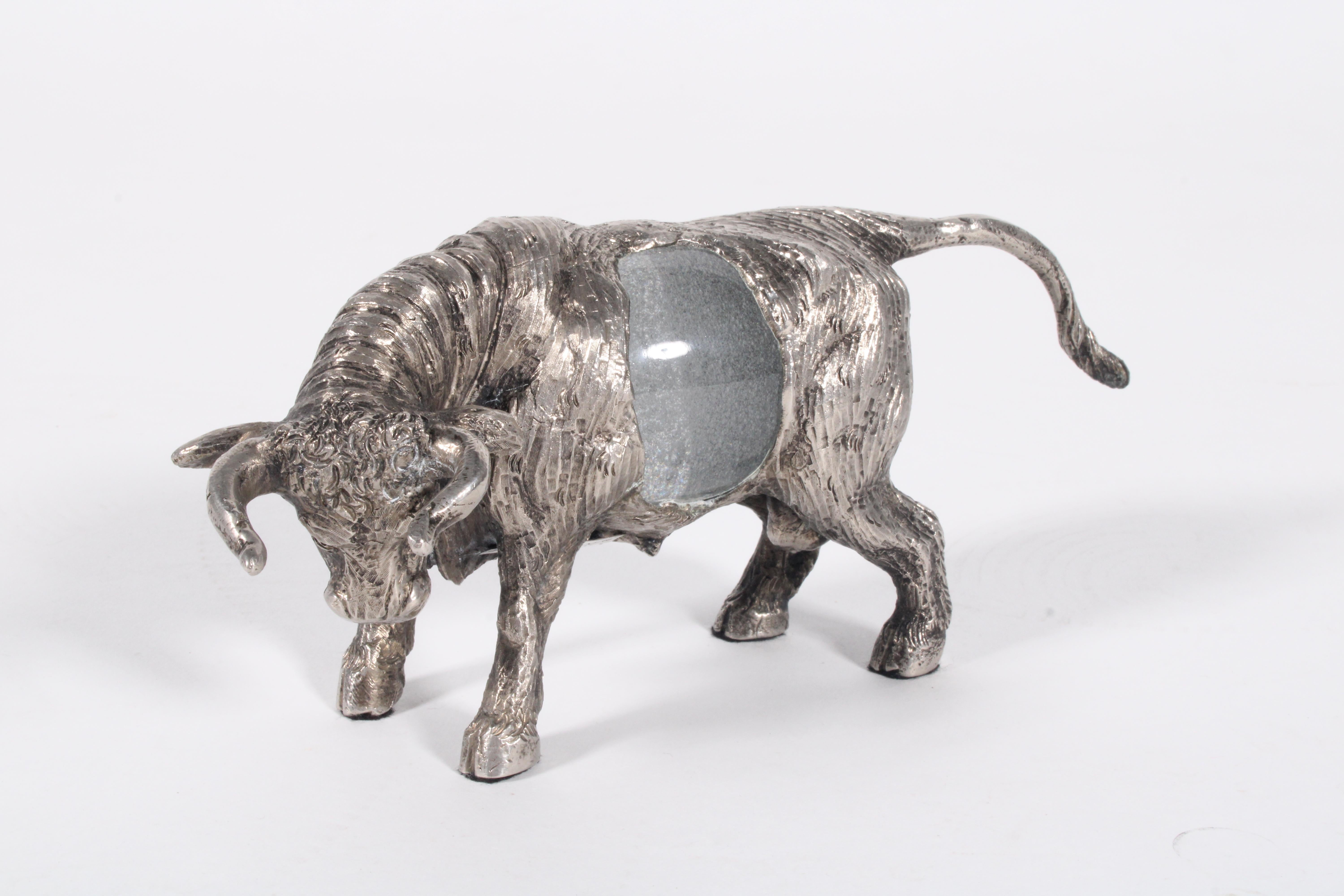 Rara y maravillosa escultura de toro firmada por Gabriella Crespi *ENTREGA GRATUITA EN TODO EL MUNDO Italiano en venta