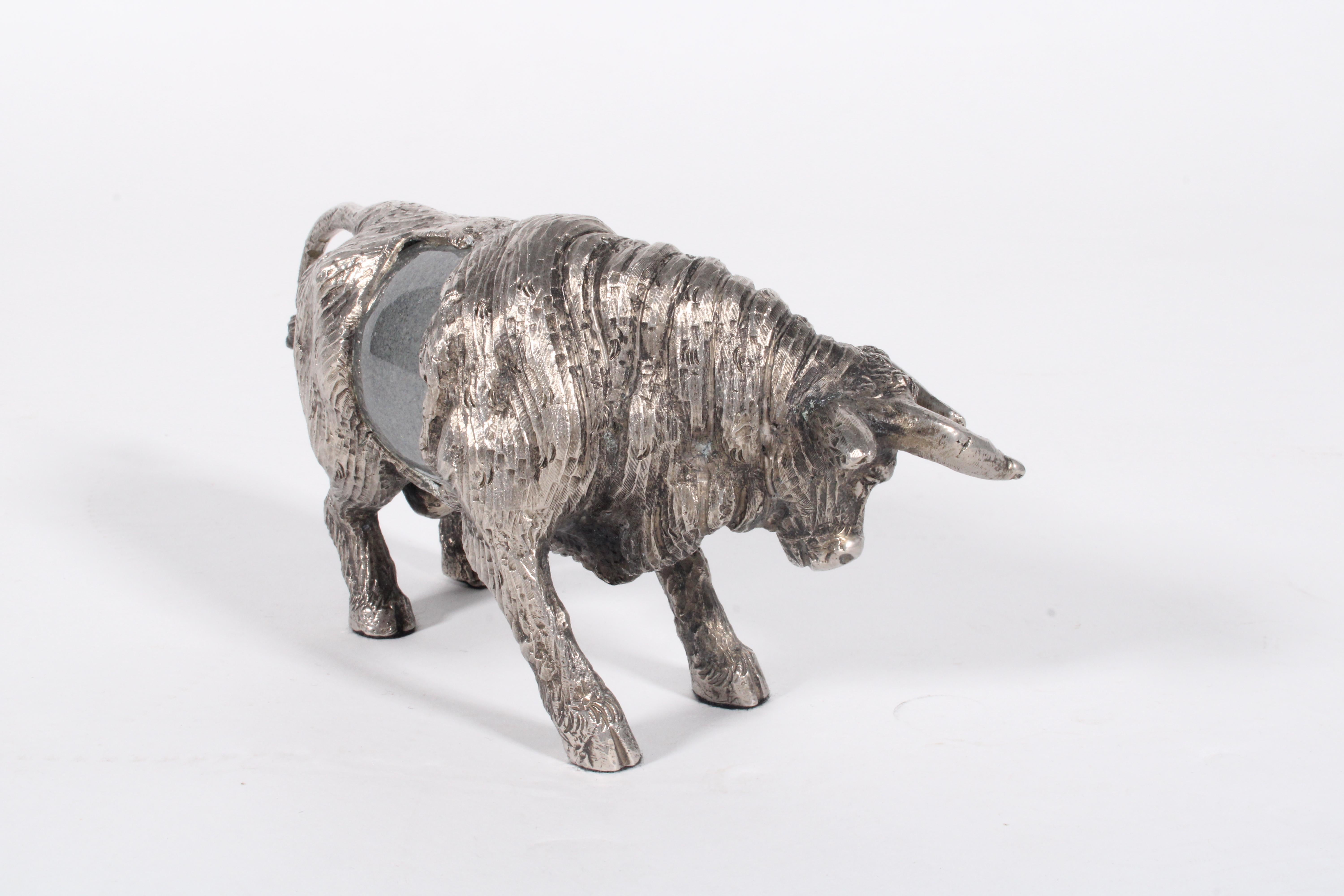 Rara y maravillosa escultura de toro firmada por Gabriella Crespi *ENTREGA GRATUITA EN TODO EL MUNDO en Bueno estado para la venta en Portlaoise, IE