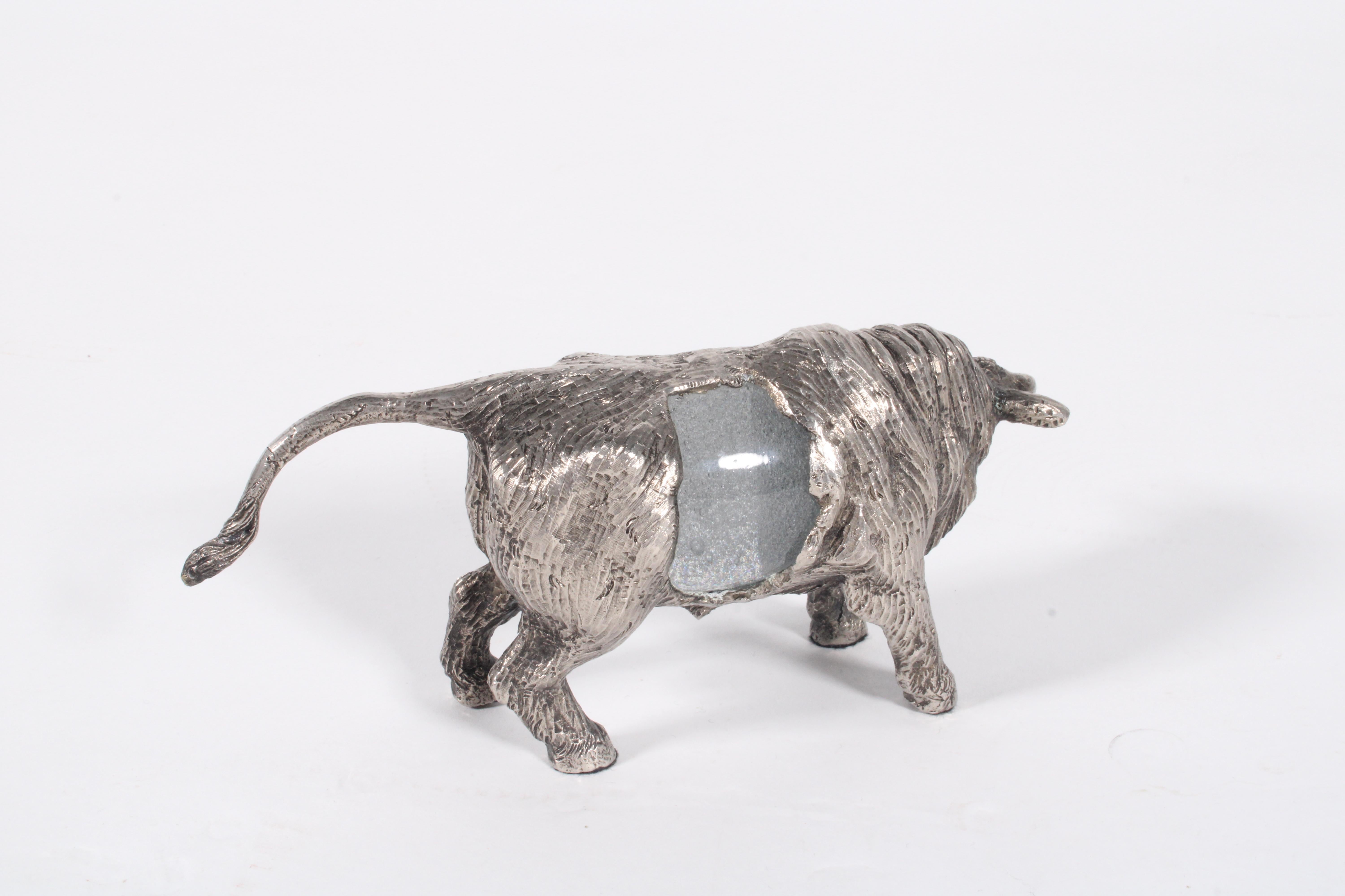 Rara y maravillosa escultura de toro firmada por Gabriella Crespi *ENTREGA GRATUITA EN TODO EL MUNDO finales del siglo XX en venta