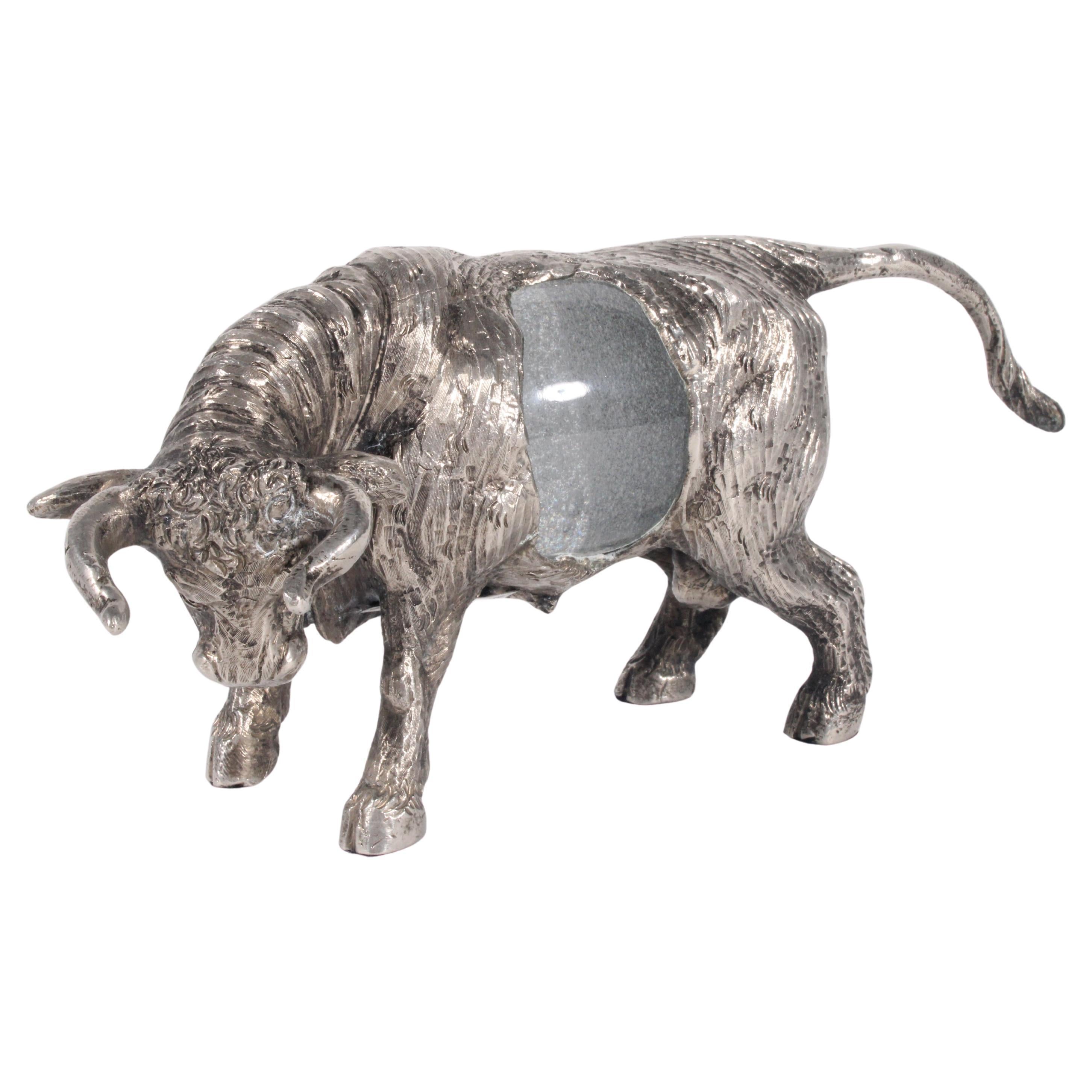 Rare & Wonderful Signed Gabriella Crespi Bull Sculpture *FREE WORLDWIDE DELIVERY