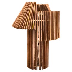 Rare 'Wood Lamp' / Art Objects for Objects & Table Lamp by the Campana Brothers