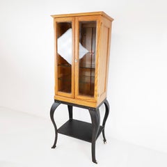 Bois rare, acier et verre, cabinet médical, cabinet de médecin. Circa 1900s