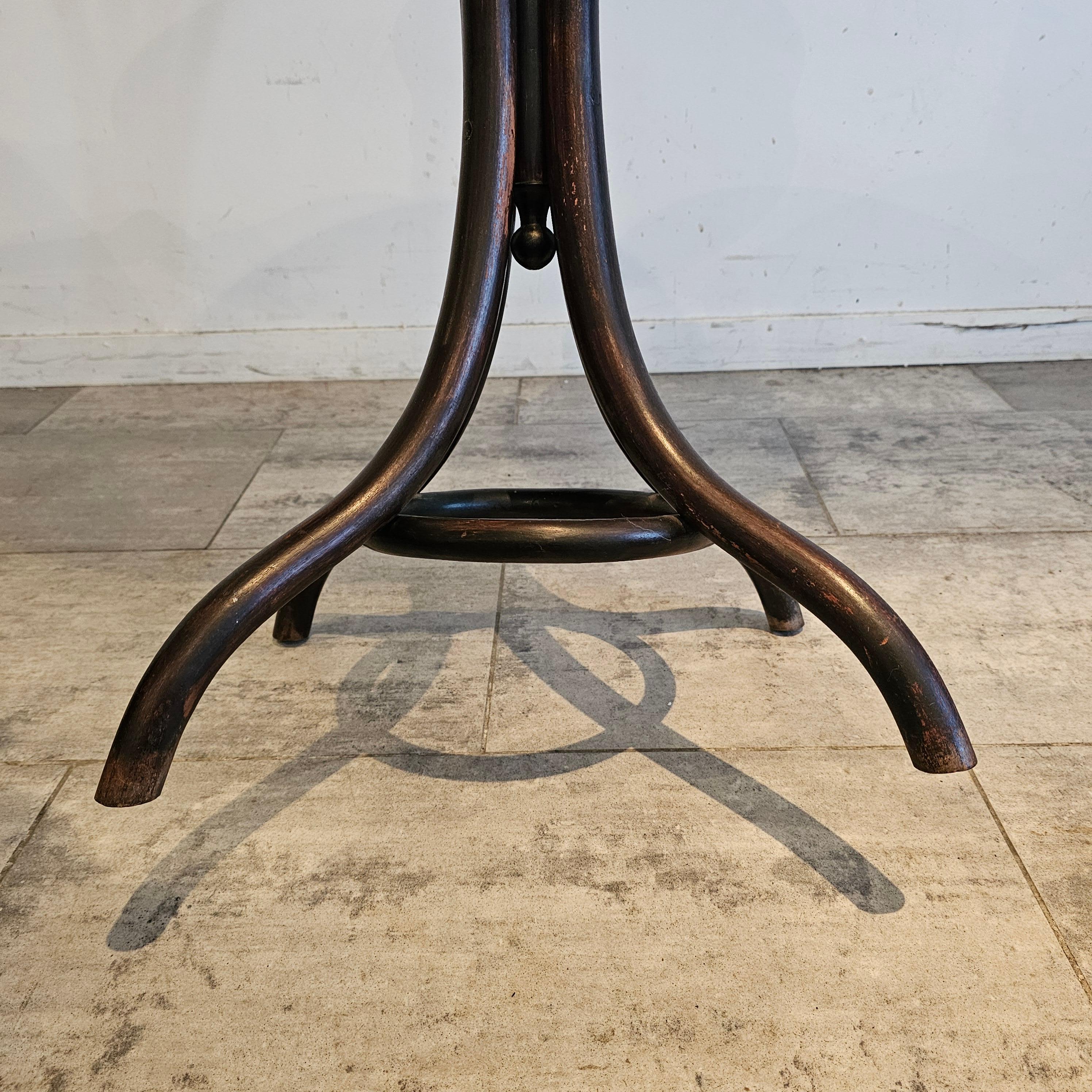 Rare, Wooden Flower Table from Jacob and Josef Khon For Sale 7