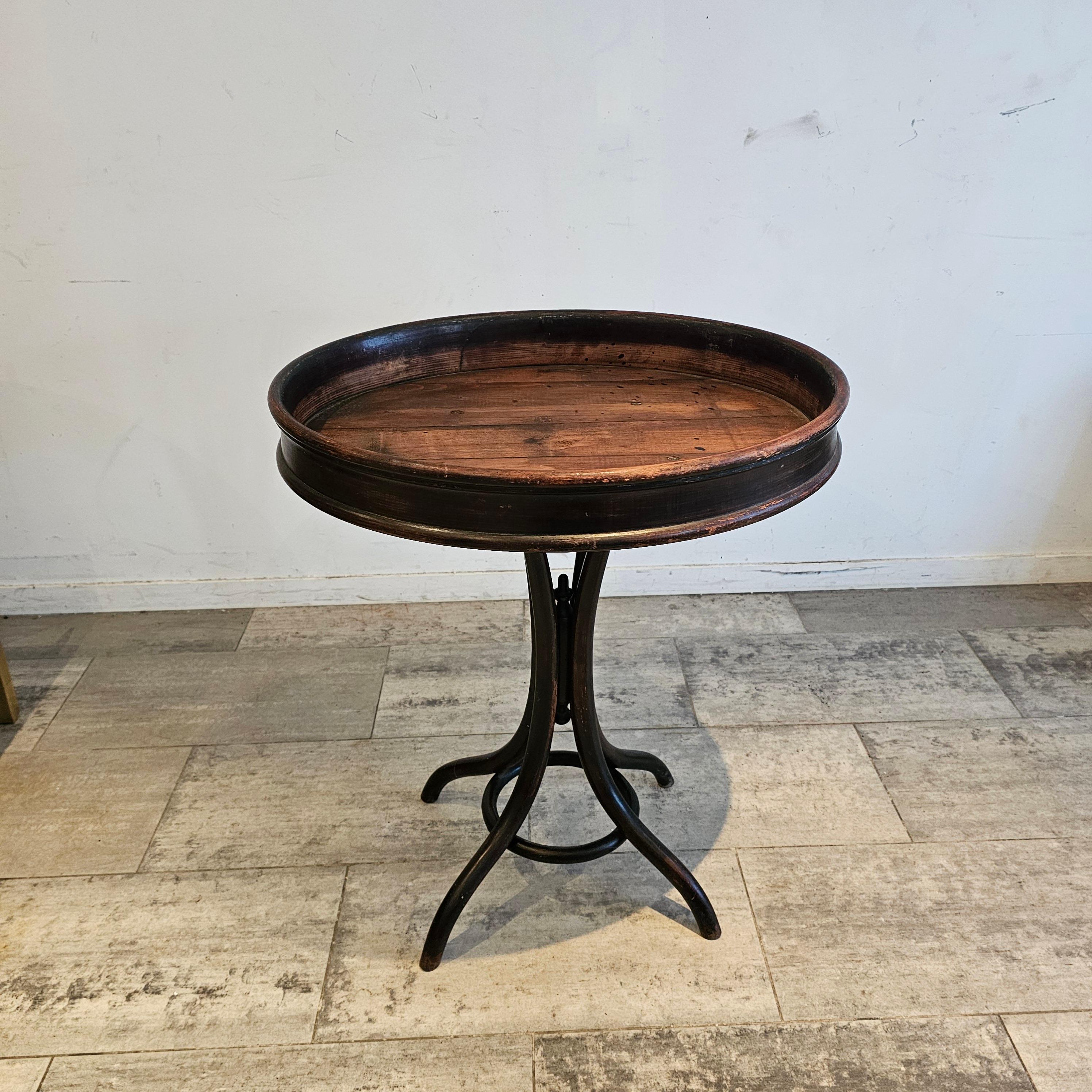 Rare, Wooden Flower Table from Jacob and Josef Khon, jardinaire