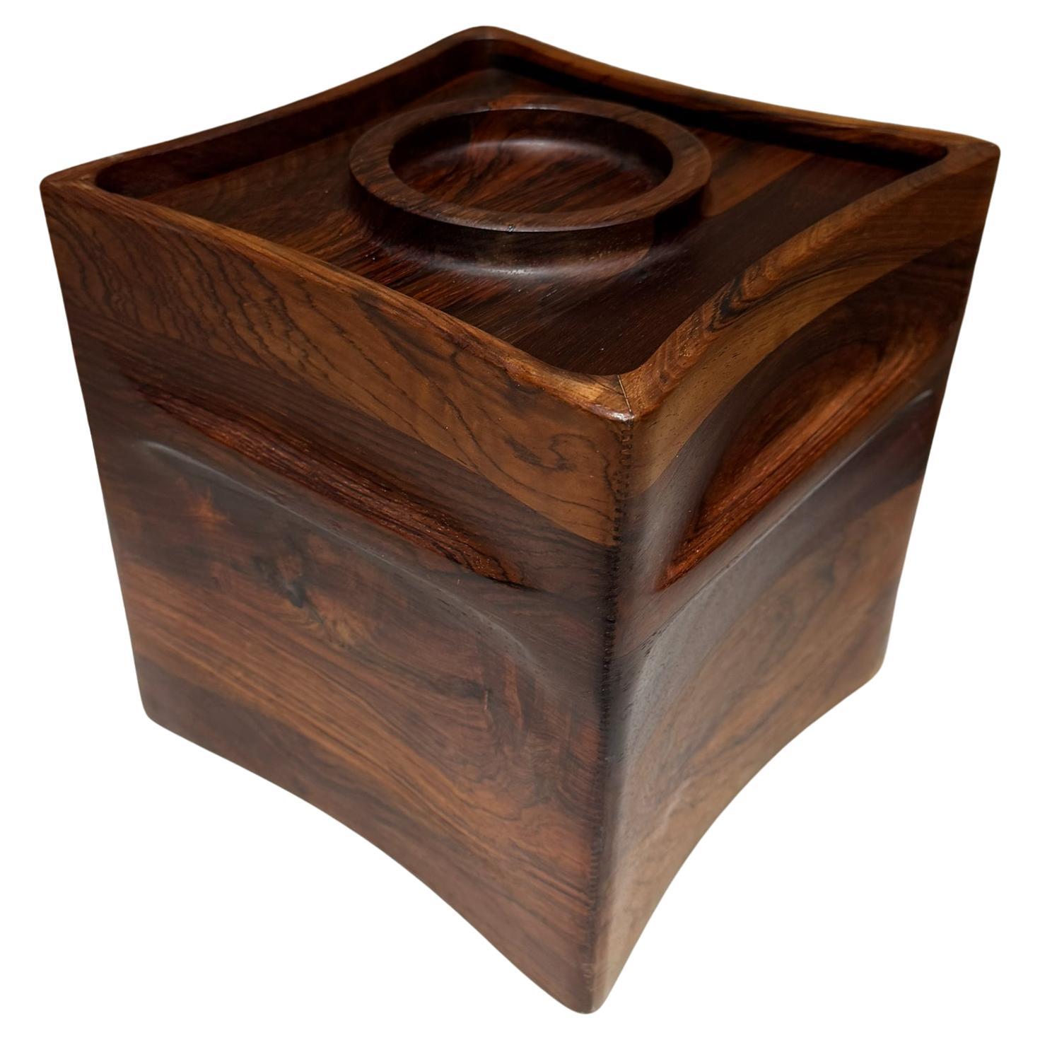 Rare Woods Ice Bucket by Jens Quistgaard for Dansk Mid-Century Modern