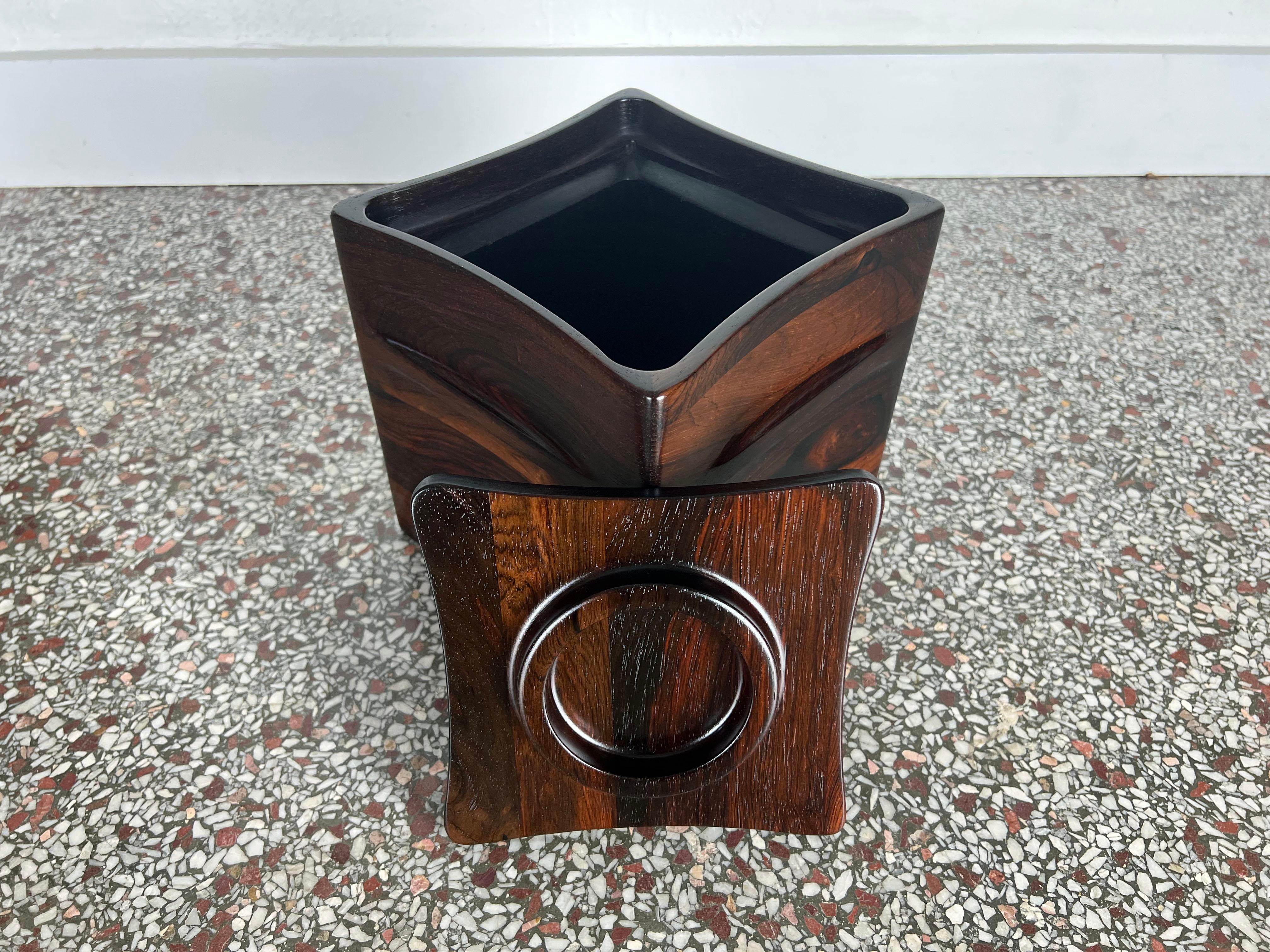Rare Woods Rosewood Ice Bucket by Jens Quistgaard for Dansk 6