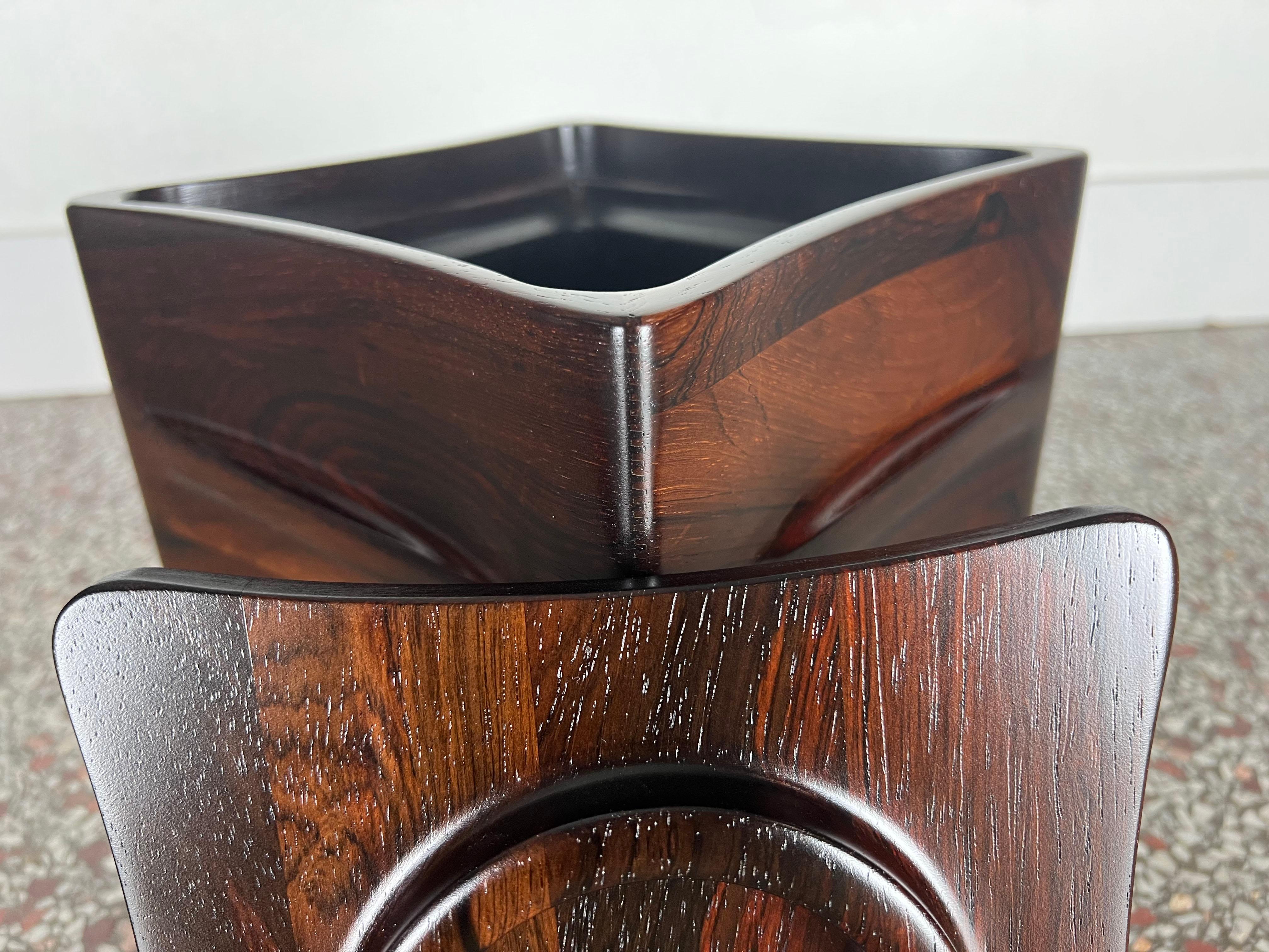 Rare Woods Rosewood Ice Bucket by Jens Quistgaard for Dansk 7