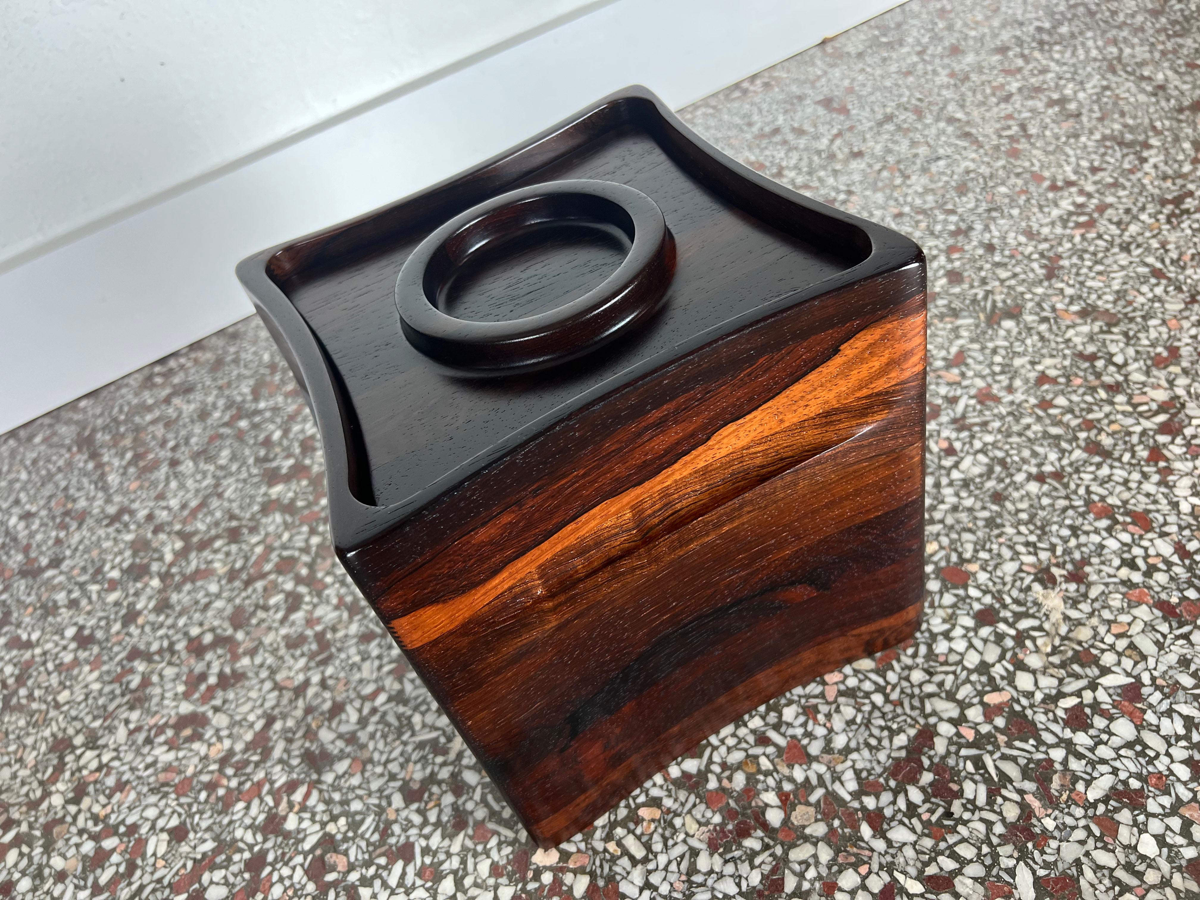 Rare Woods Rosewood Ice Bucket by Jens Quistgaard for Dansk 12