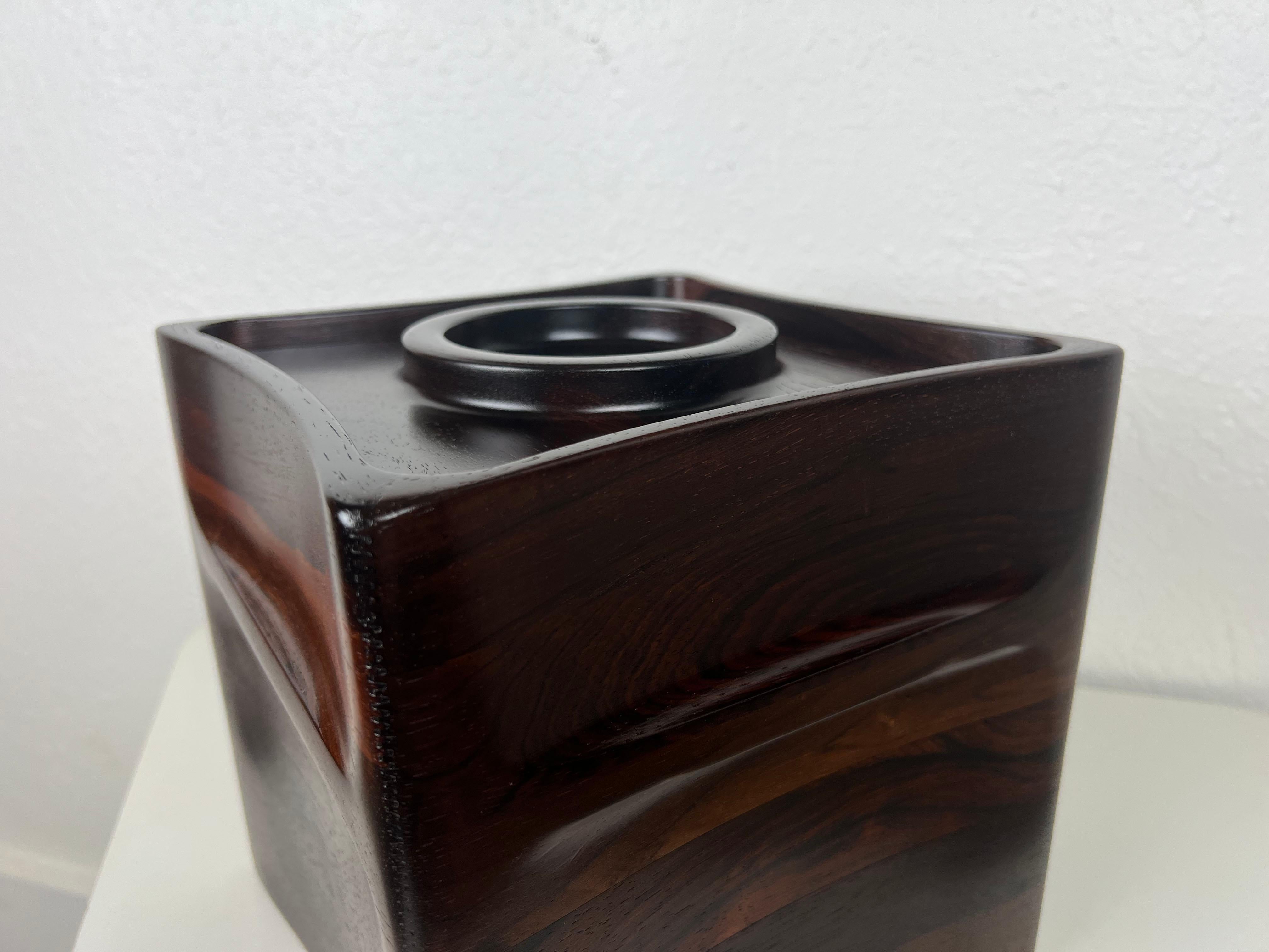 Mid-Century Modern Rare Woods Rosewood Ice Bucket by Jens Quistgaard for Dansk