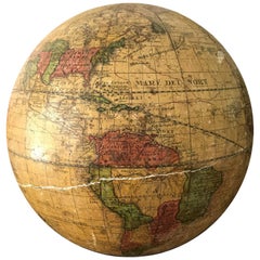 Rare World Globe by Doppelmayr 'Doppelmeier', First Edition, 1728