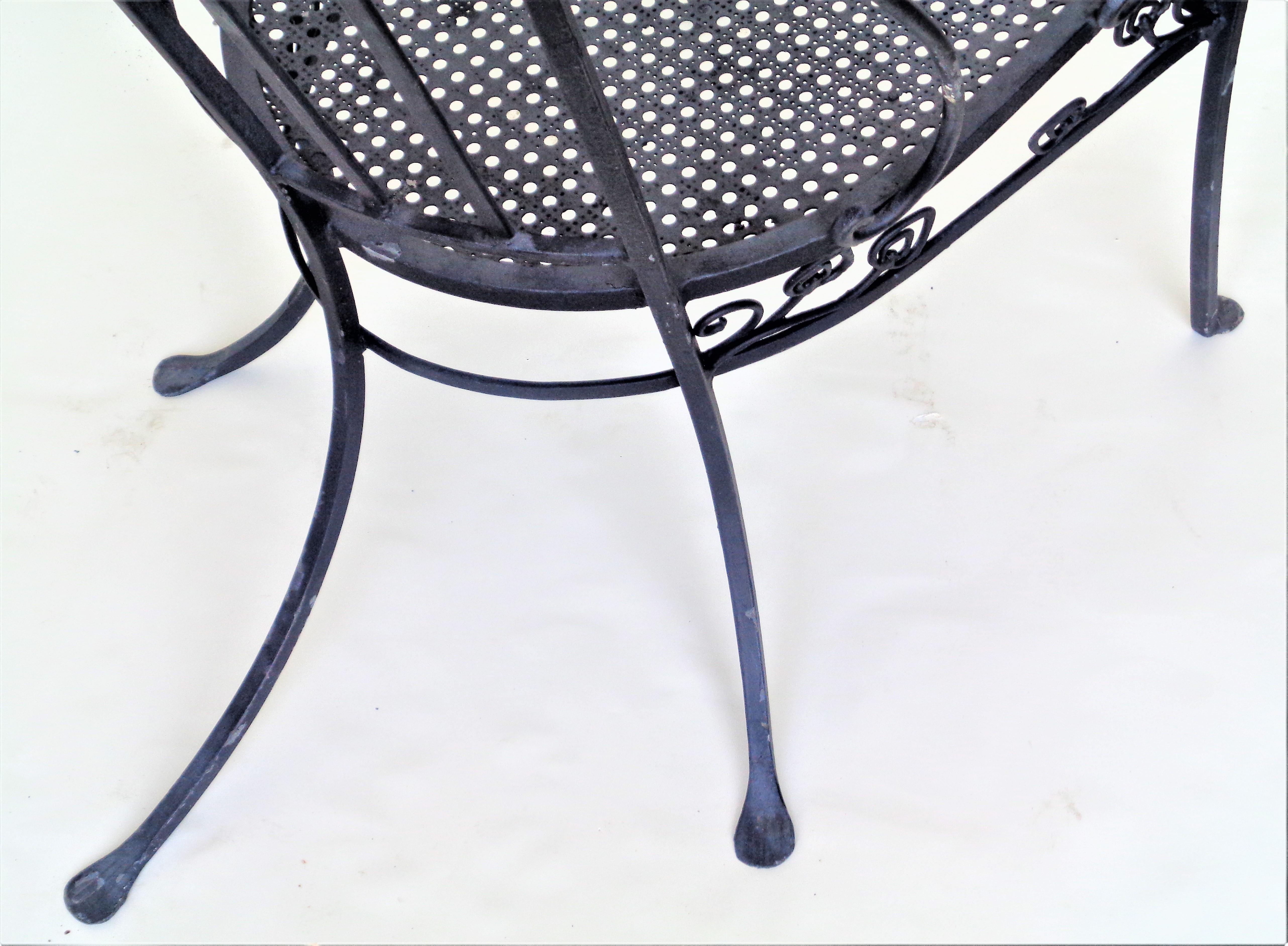 Rare Wrought Iron Peacock Chairs, JOHN SALTERINI SOLD / Florentine Craft Studio 6