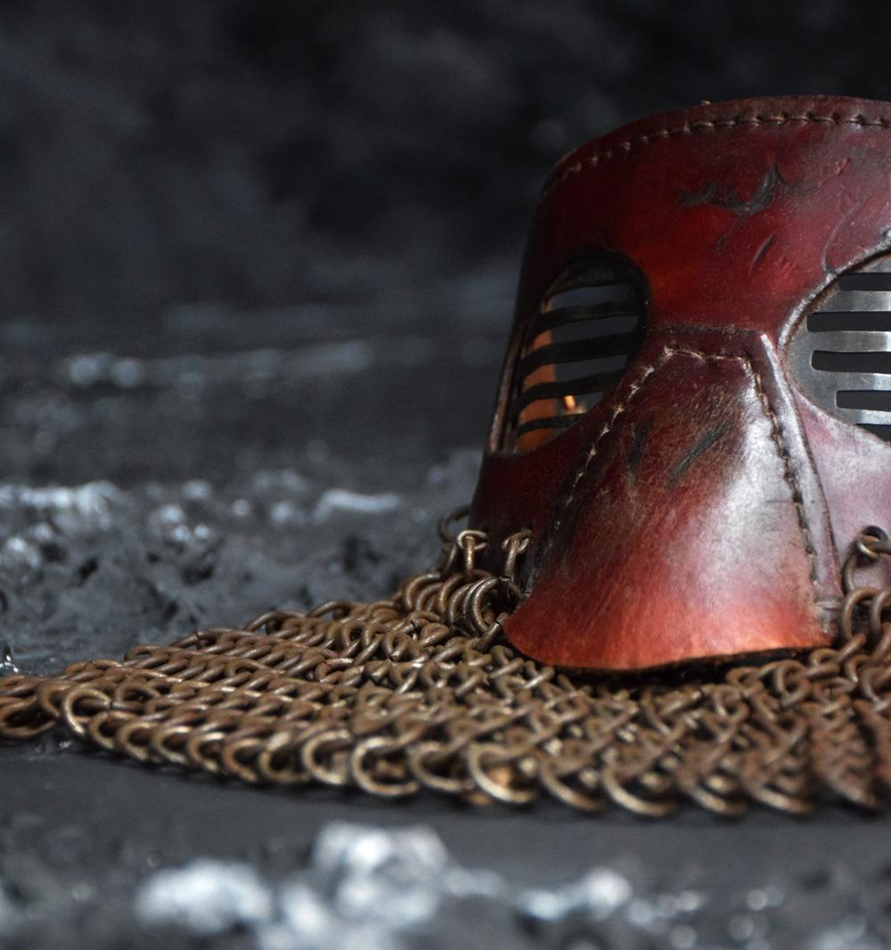 Leather Rare WWI Tank Crew Splatter Mask, circa 1917