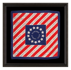 Rare WWII Bandanna with "Remember Pearl Harbor" Slogan