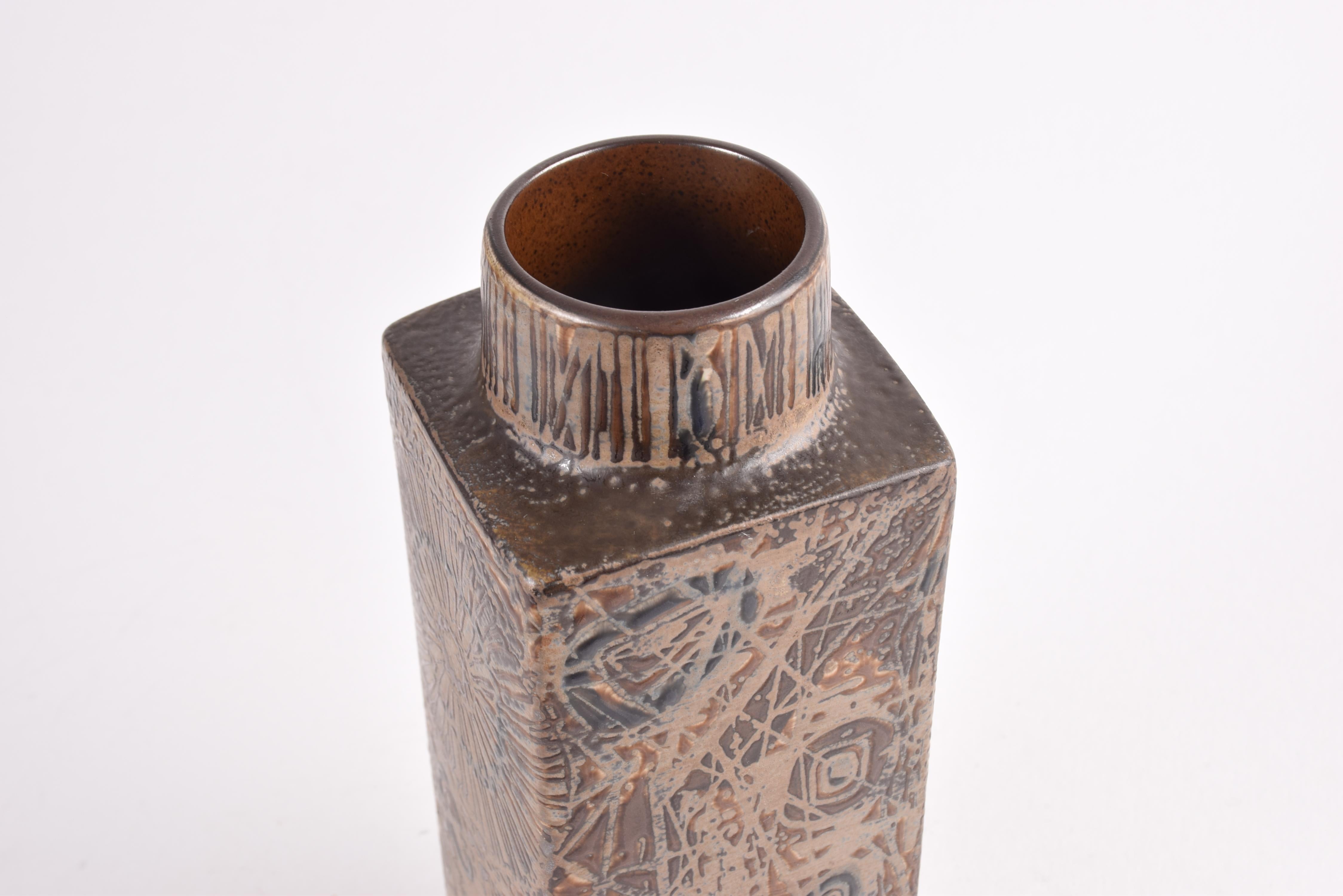 Rare X-Large Nils Thorsson for Royal Copenhagen Baca Vase, Danish Ceramic 1970s 2