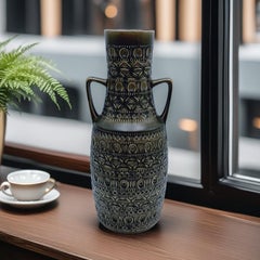 Rare XL Bodo Mans Mid-Century Modern BAY Ceramic Urn Vase, c.1960/70s