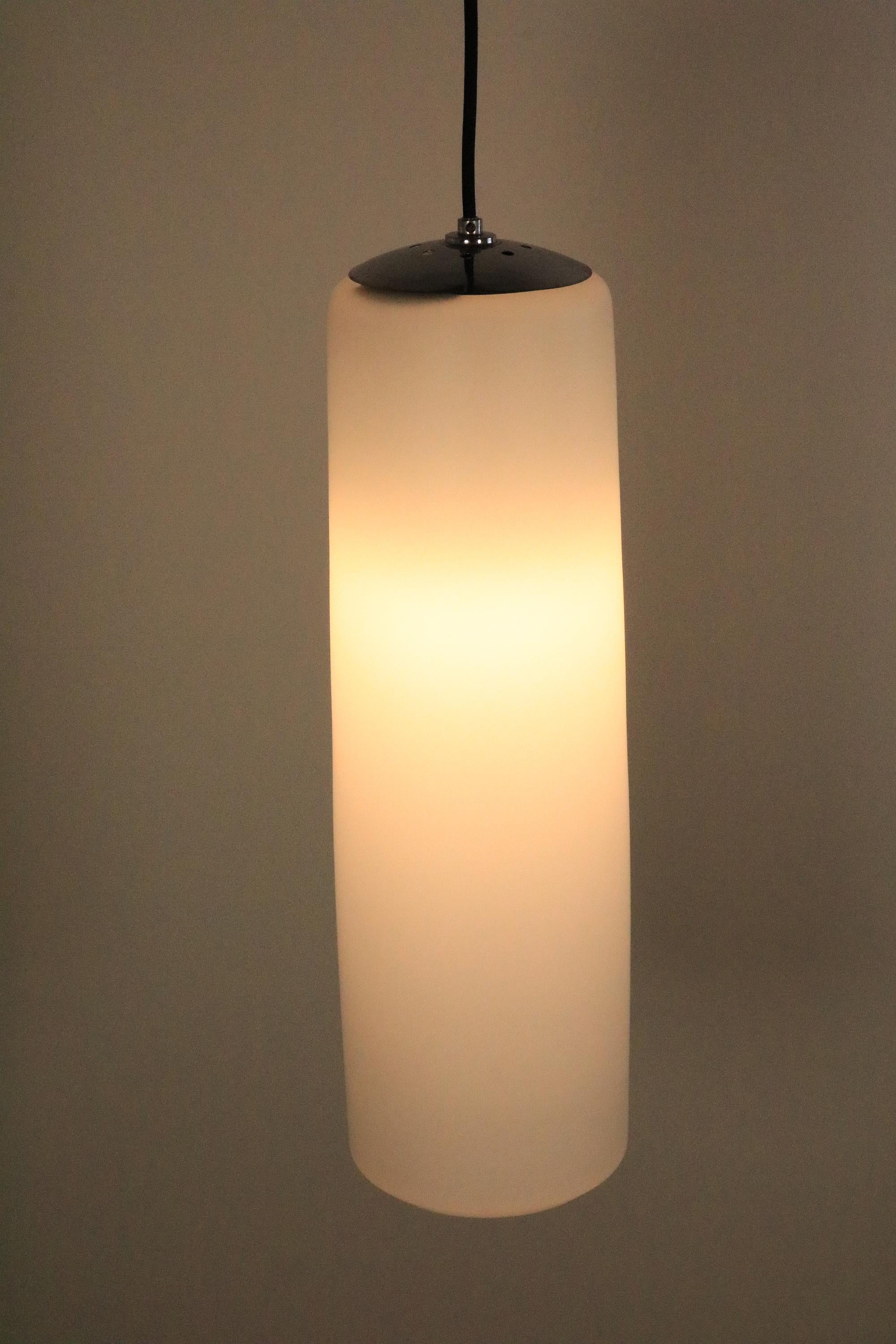 Mid-Century Modern Rare XL Pendant Lamp by Wilhelm Wagenfeld for Peill & Putzler, Colonia, 1950s For Sale