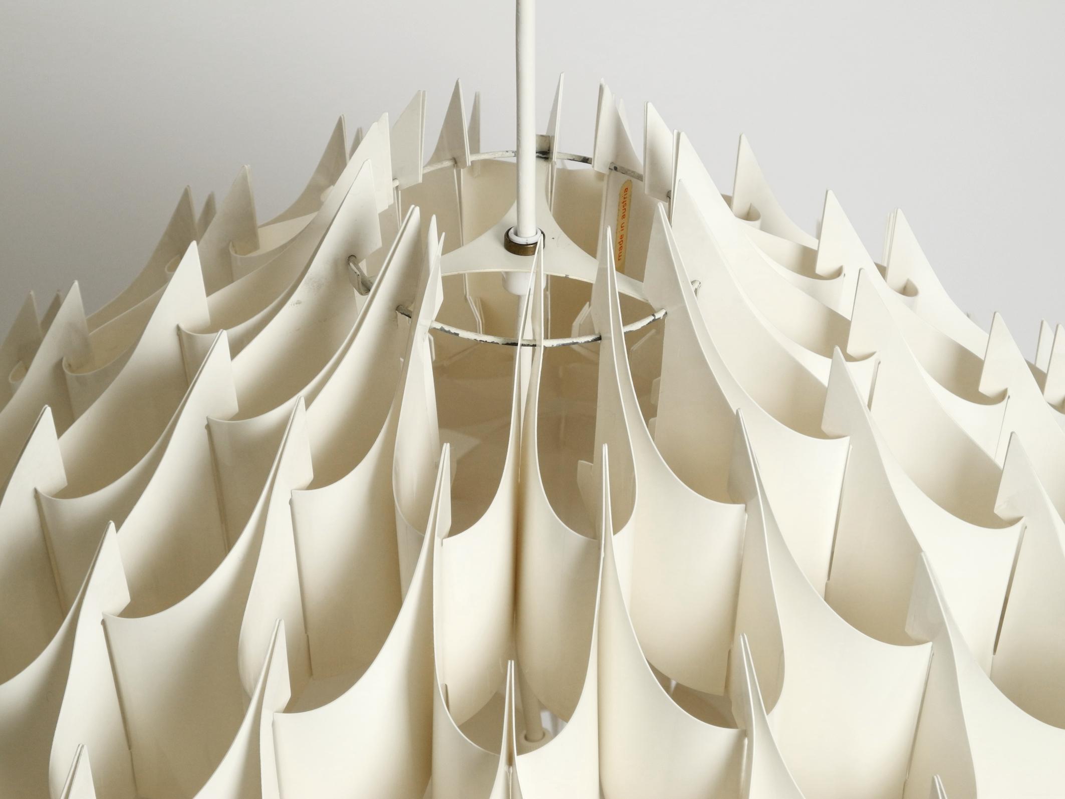 Rare XXL pendant lamp Rytmic by Havlova Milanda 1969 for Vest  Made in Austria For Sale 6