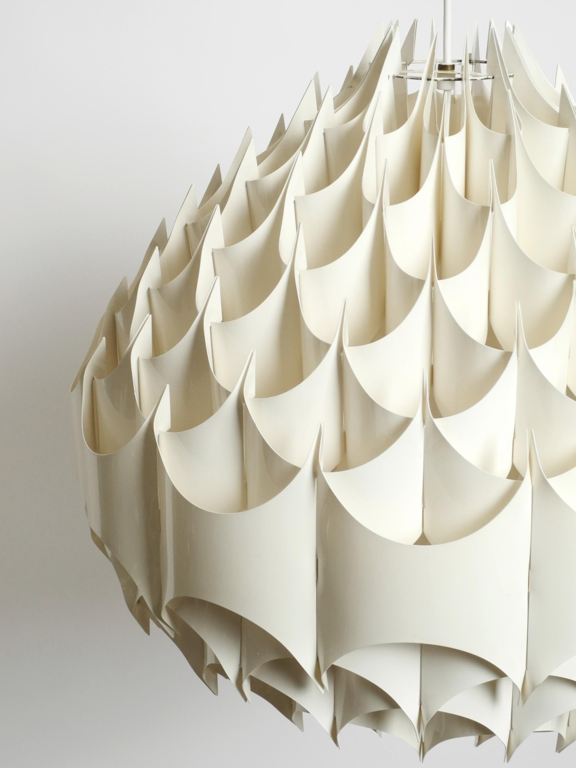 Rare XXL pendant lamp Rytmic by Havlova Milanda 1969 for Vest  Made in Austria For Sale 7