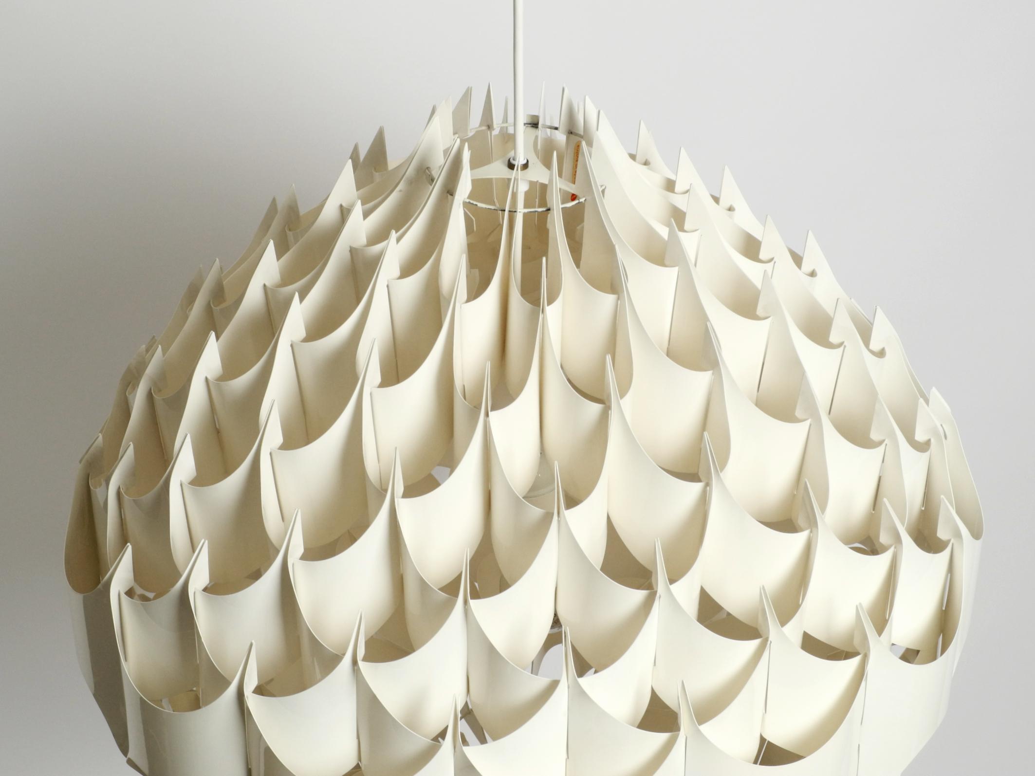 Rare XXL pendant lamp Rytmic by Havlova Milanda 1969 for Vest  Made in Austria For Sale 8