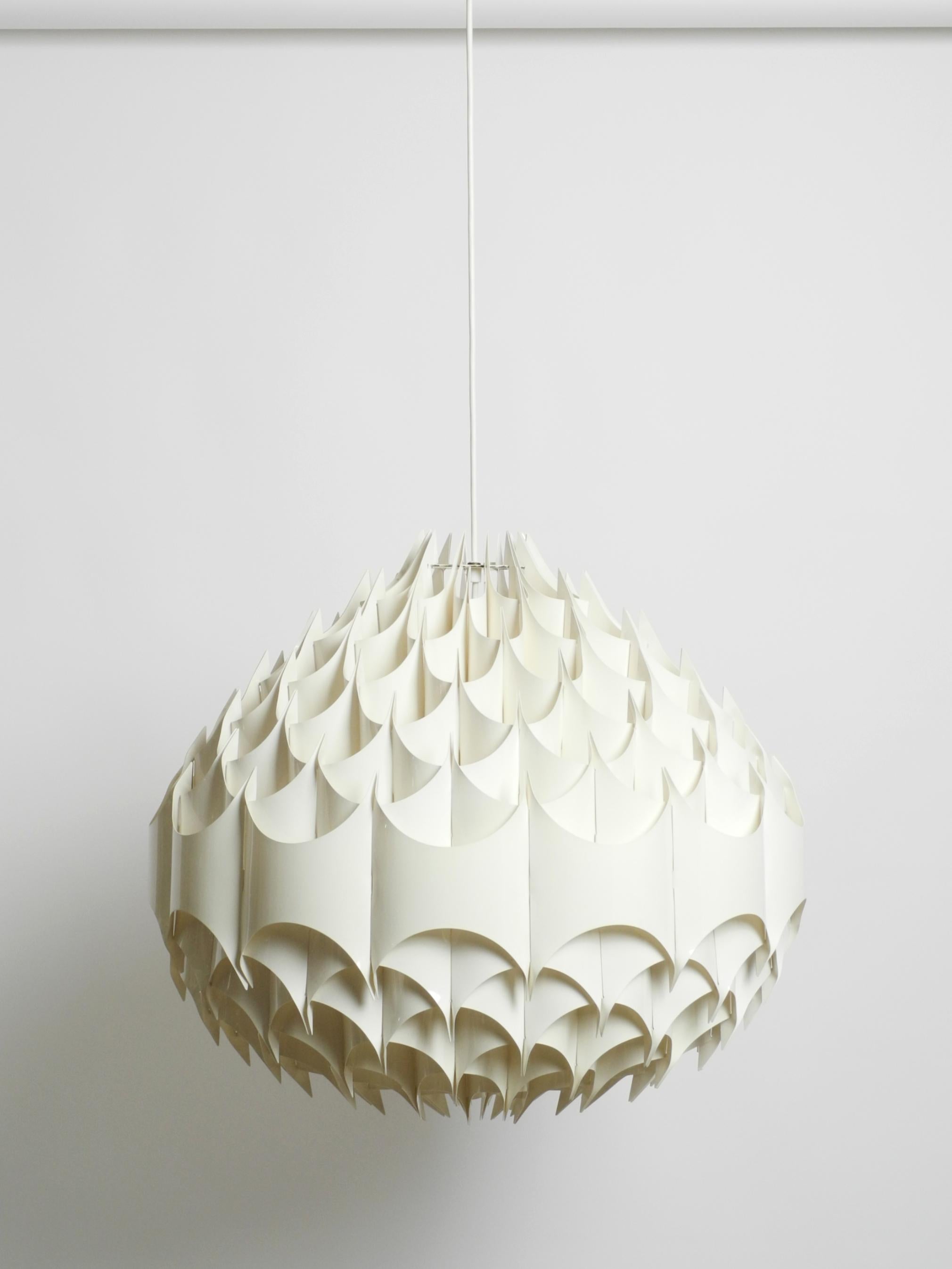 Austrian Rare XXL pendant lamp Rytmic by Havlova Milanda 1969 for Vest  Made in Austria For Sale