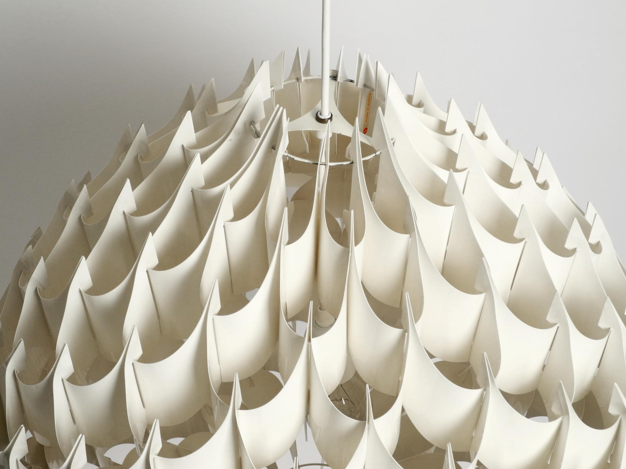 Rare XXL pendant lamp Rytmic by Havlova Milanda 1969 for Vest  Made in Austria For Sale 1