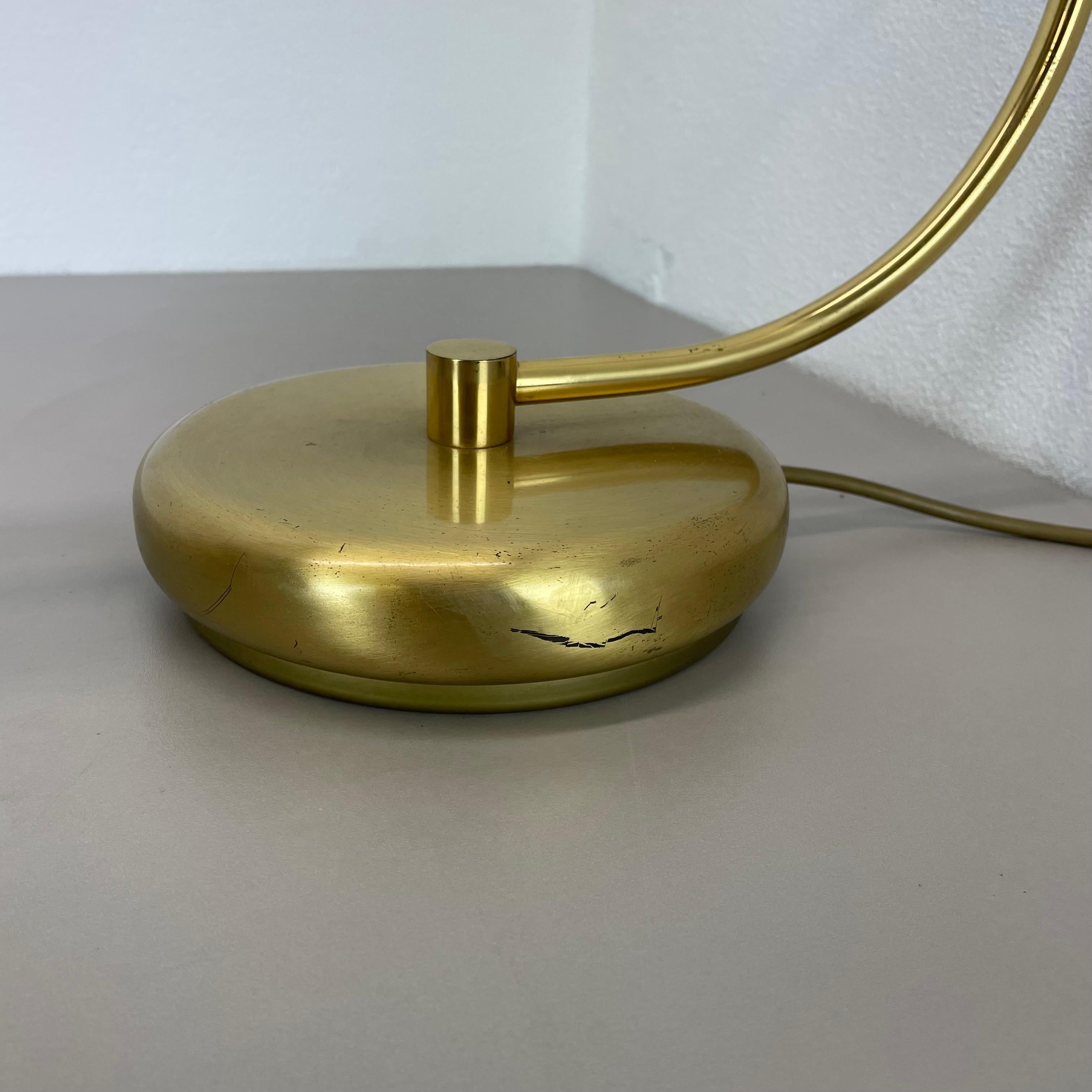 Rare lampe de table de style KOCH AND LOWY xxl SPACE AGE en laiton, Allemagne 1970 en vente 3