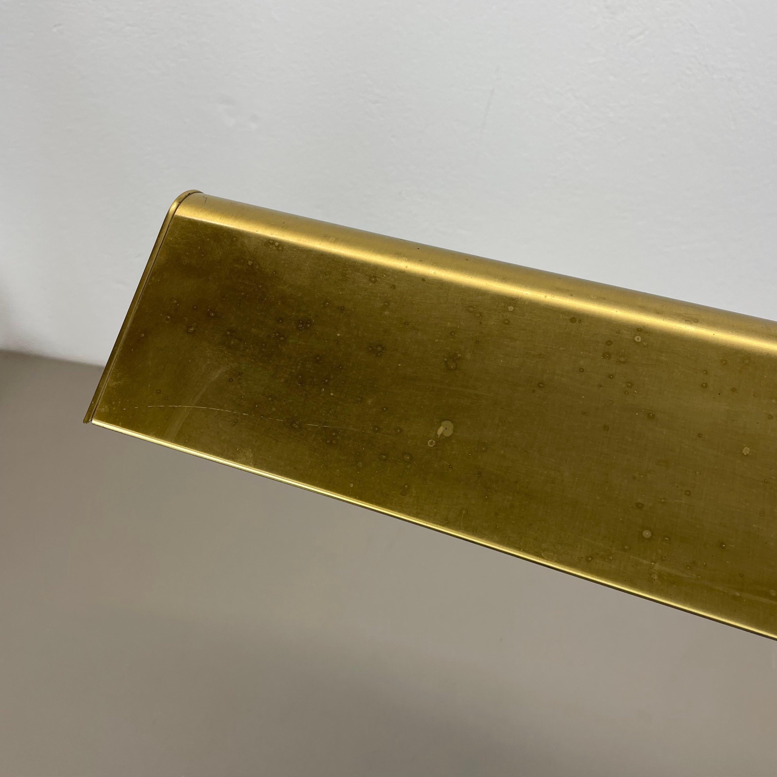 Rare lampe de table de style KOCH AND LOWY xxl SPACE AGE en laiton, Allemagne 1970 en vente 11