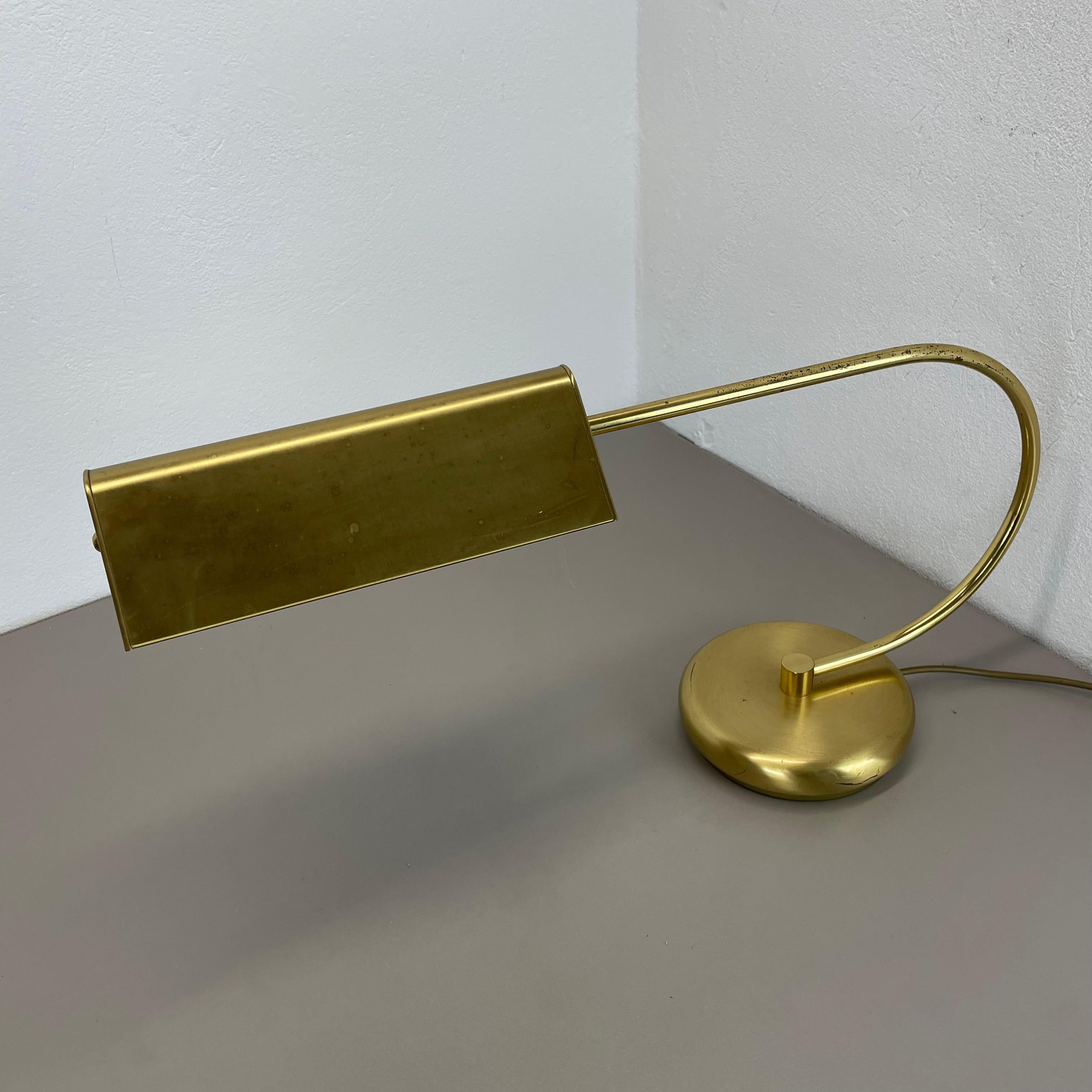 Rare lampe de table de style KOCH AND LOWY xxl SPACE AGE en laiton, Allemagne 1970 en vente 12