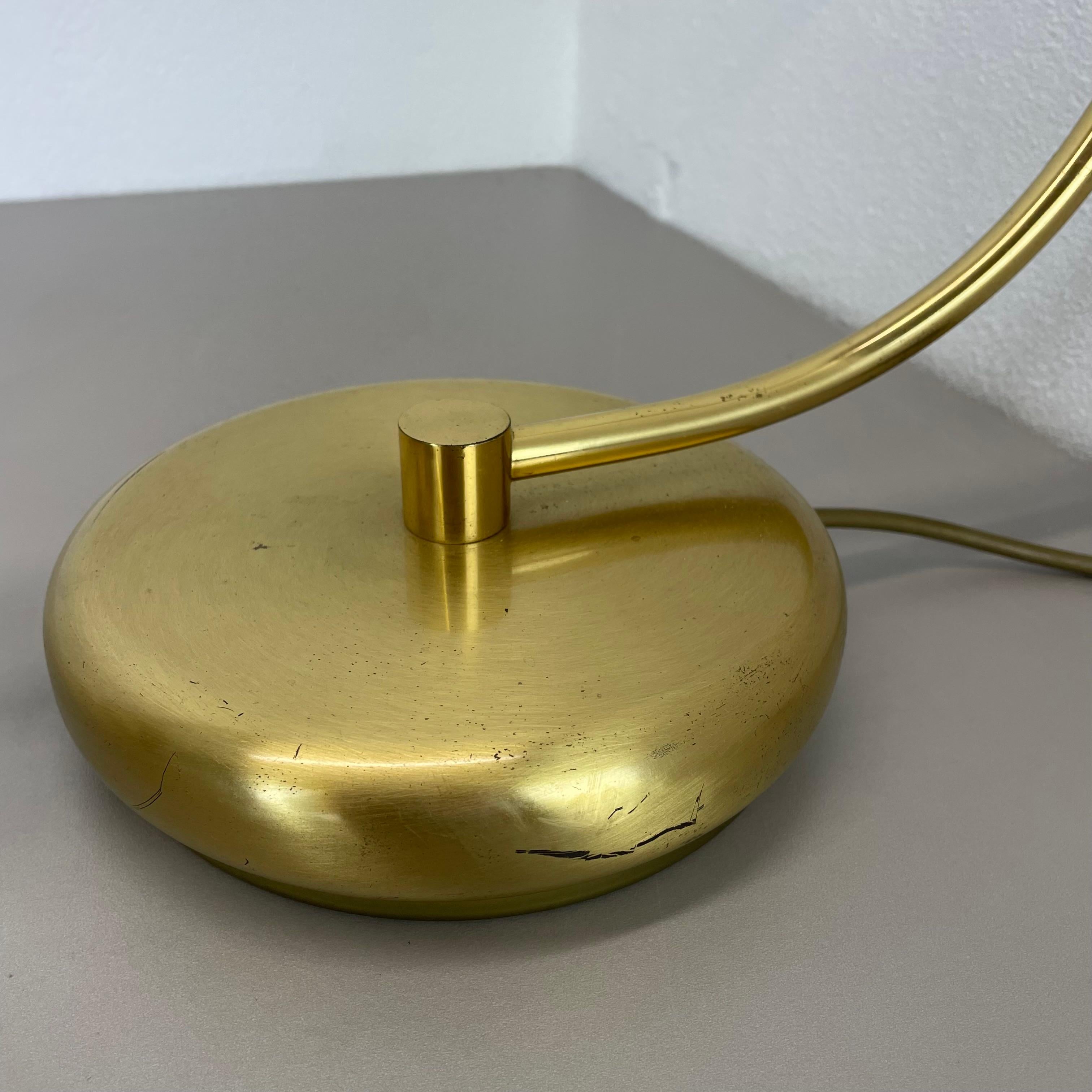 Rare lampe de table de style KOCH AND LOWY xxl SPACE AGE en laiton, Allemagne 1970 en vente 2