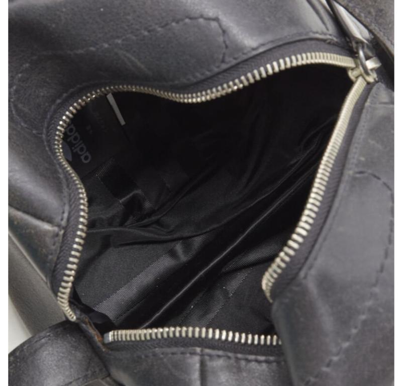 rare Y3 YOHJI YAMAMOTO ADIDAS volleyball sac à bandoulière en cuir vieilli 7