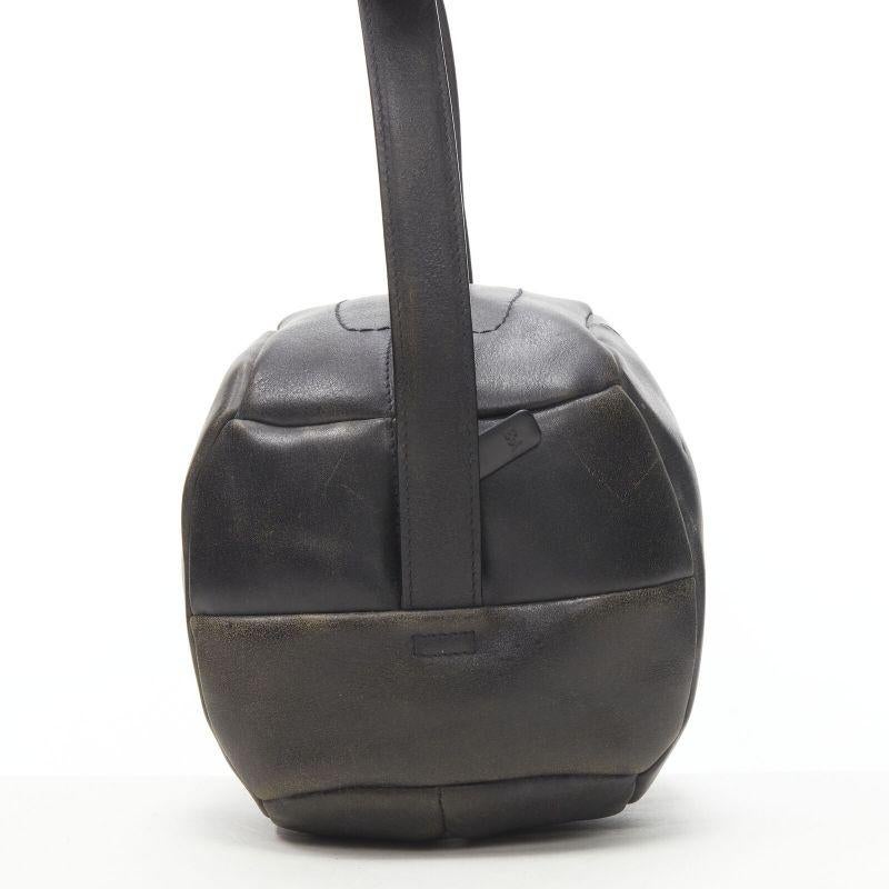 Women's rare Y3 YOHJI YAMAMOTO ADIDAS volleyball distressed leather crossbody bag