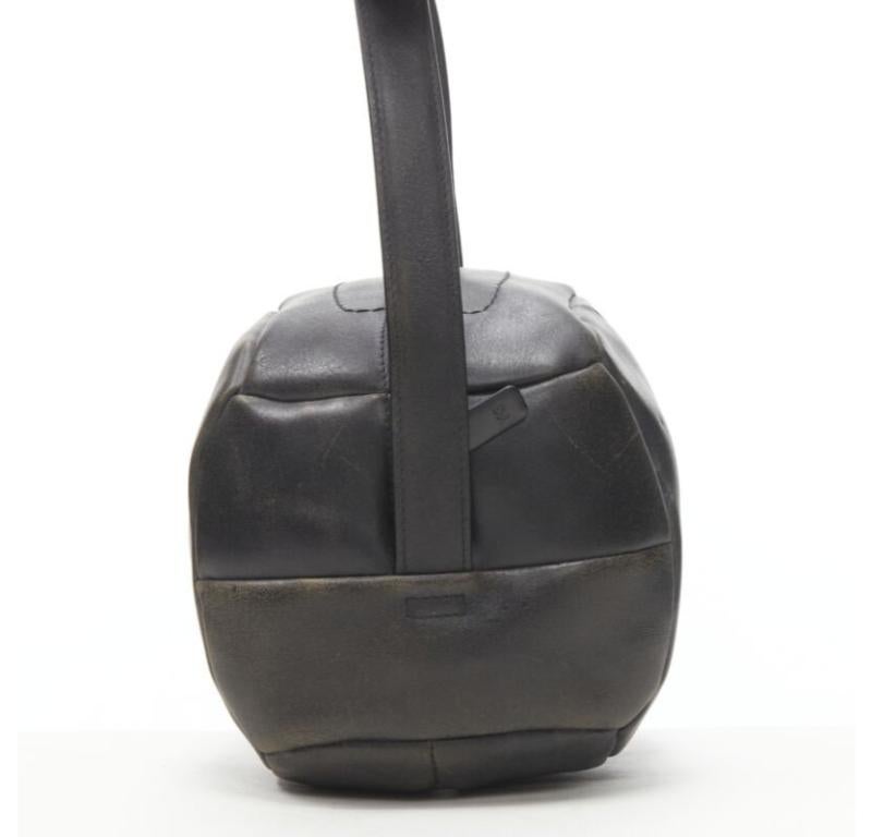  rare Y3 YOHJI YAMAMOTO ADIDAS volleyball sac à bandoulière en cuir vieilli Pour femmes 