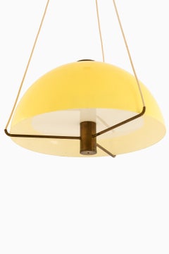 Rare Yellow Acrylic Ceiling Lamp by Anders Pehrson, 1960s
