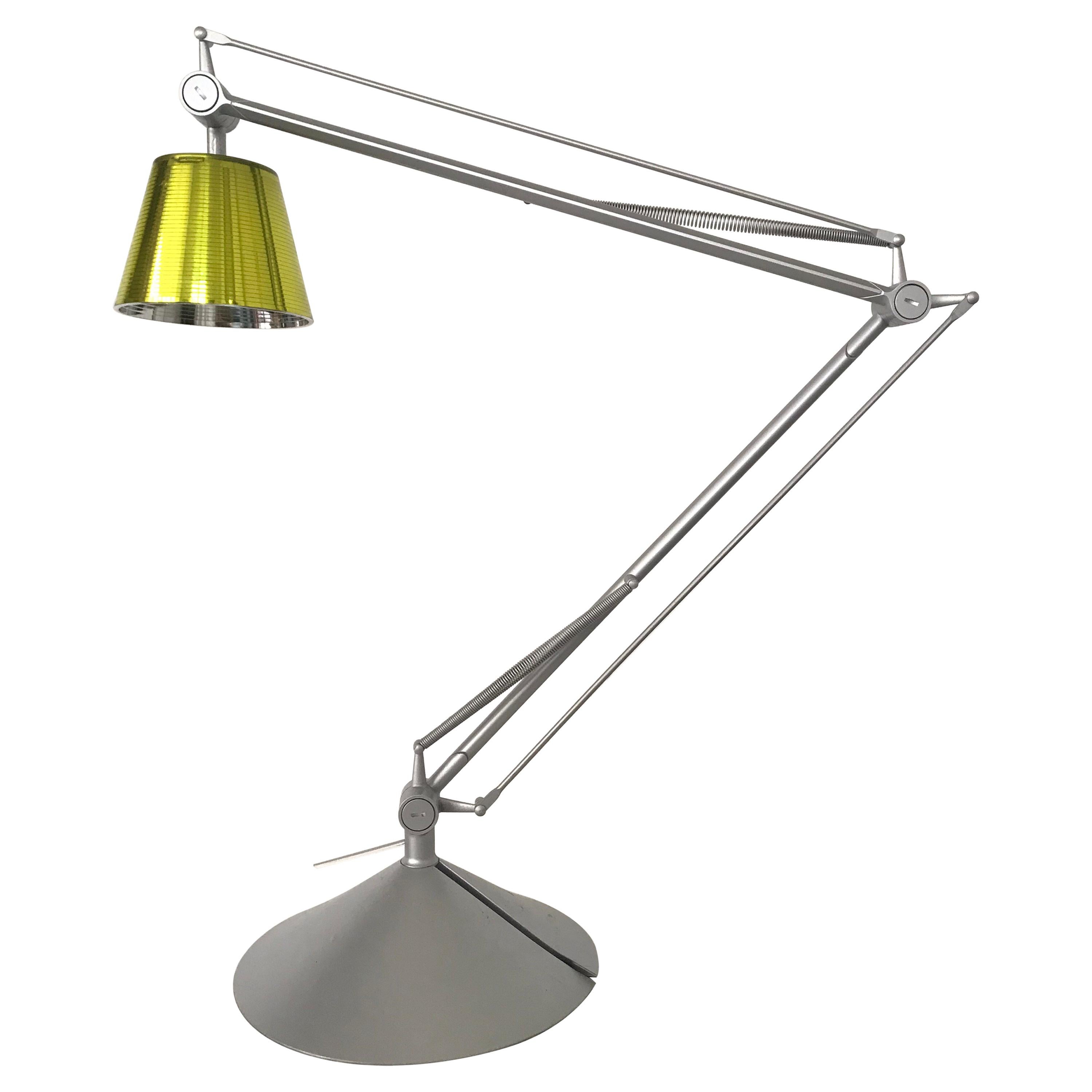 Rare Yellow Philippe Starck Archimoon K Adjustable Desk or Task Lamp for Flos