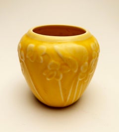 Seltene gelbe Rookwood Violett-Vase #6432, selten