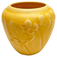 Antique Rare Yellow Rookwood Violets Vase #6432