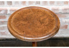 Seltener Weintisch aus Eibenholz mit Holzplatte im Queen Anne-Stil  Um 1760