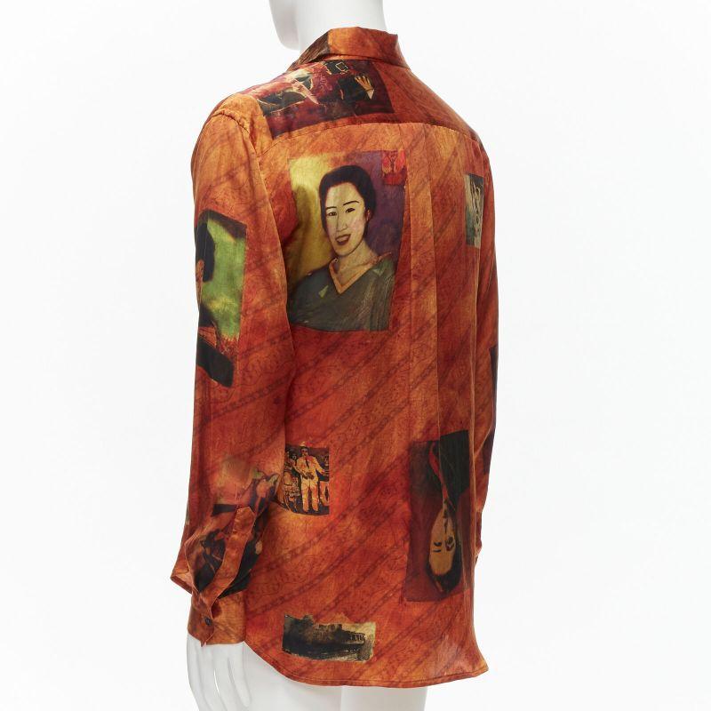 rare YOHJI YAMAMOTO 2004 100% silk Taisho Japanese portrait orange shirt JP2 M
Reference: TGAS/C01523
Brand: Yohji Yamamoto
Designer: Yohji Yamamoto
Model: HZ B20 431
Collection: 2004
Material: 100% Silk
Color: Orange
Pattern: Abstract
Closure: