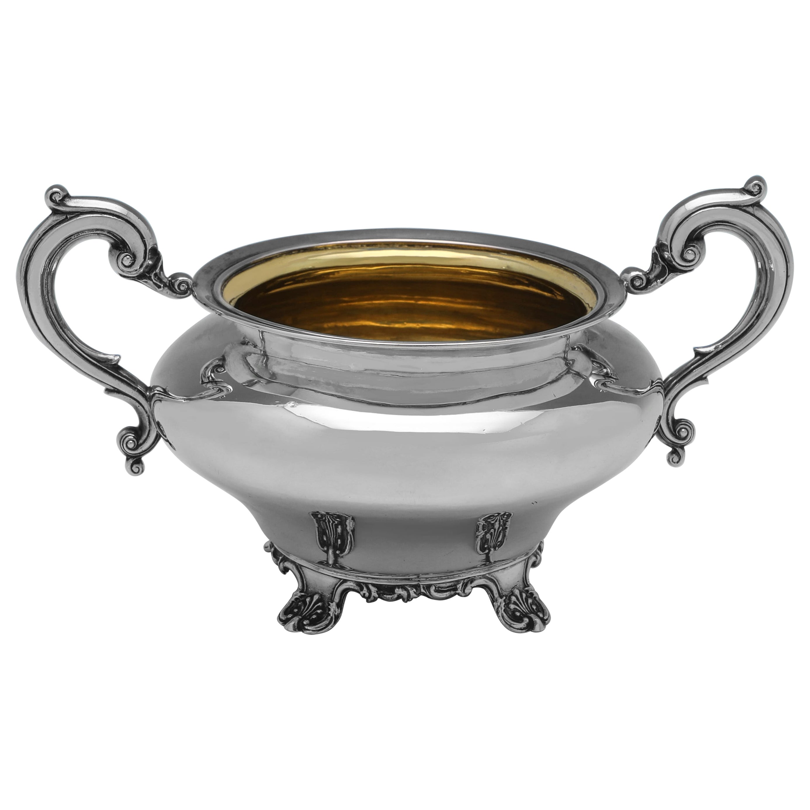 York Silver - Viktorianische Schale aus Sterlingsilber, hergestellt in York 1840