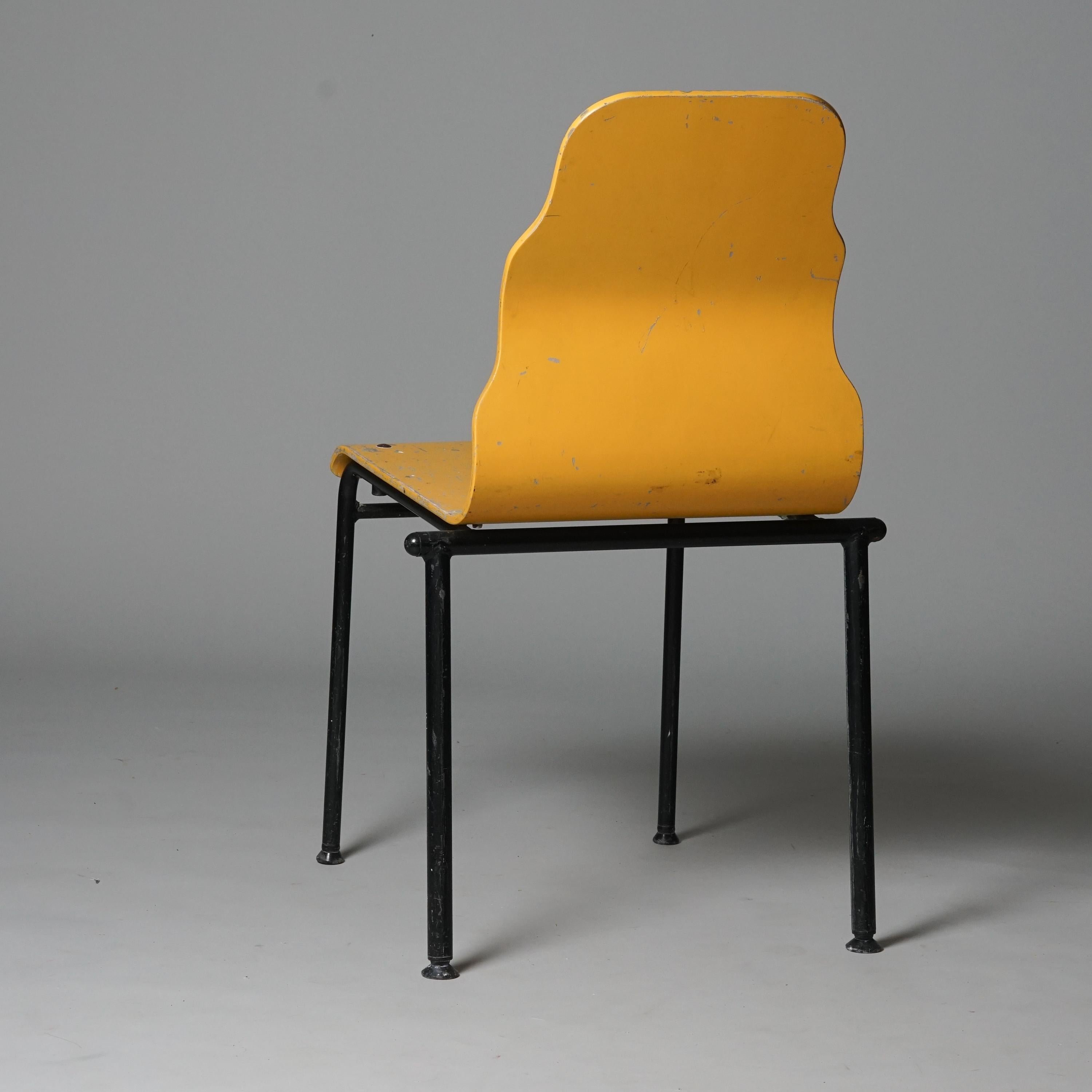 Rare Yrjö Kukkapuro Chair for Helsinki School of Arts, 1970s  For Sale 1