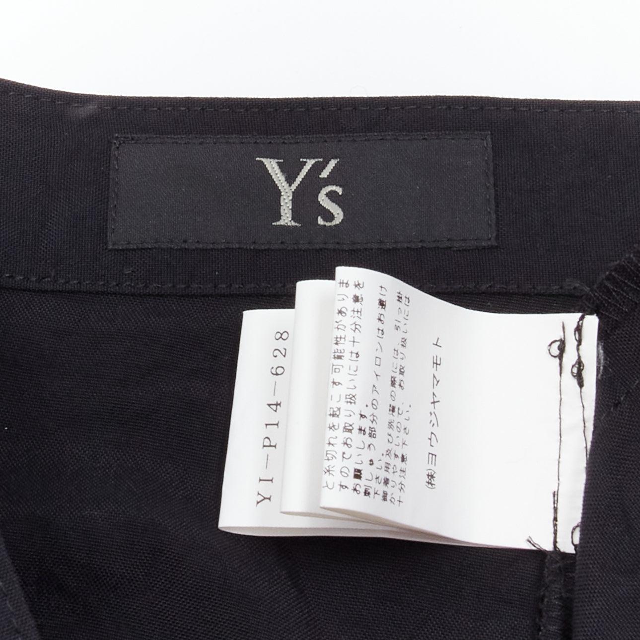 rare Y'S YOHJI YAMAMOTO red white hand stitched asymmetric harem pants JP2 M For Sale 3