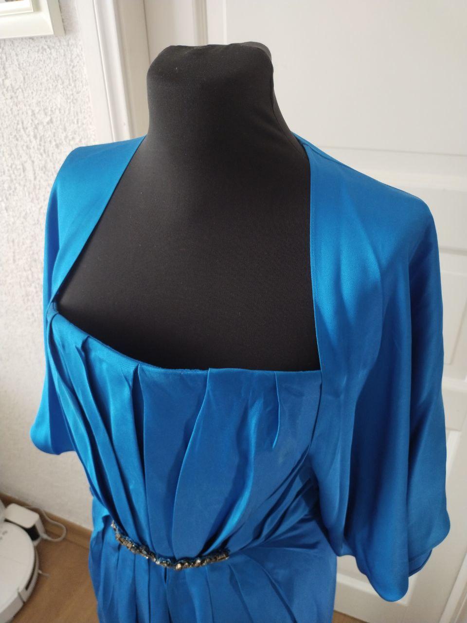 RARE YSL 2012 Saint Laurent Edition Soir Strapless Crystal Silk Dress 8
