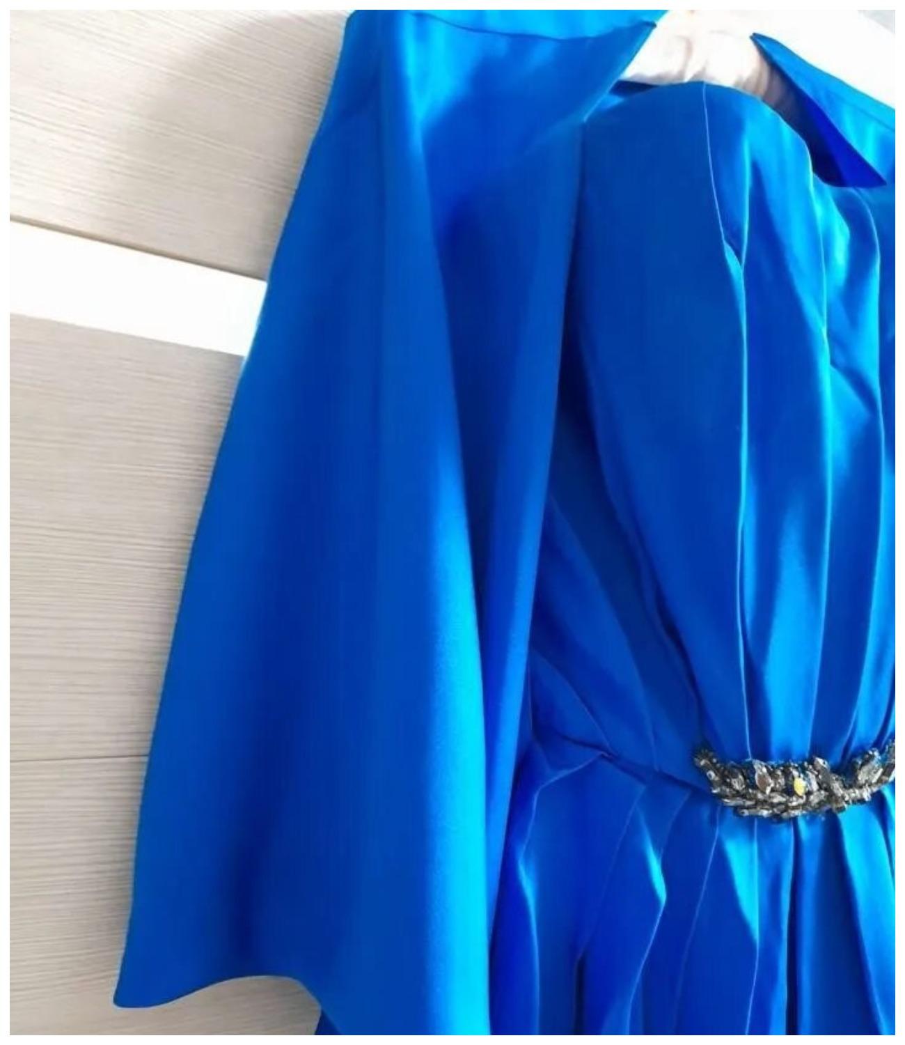 RARE YSL 2012 Saint Laurent Edition Soir Strapless Crystal Silk Dress 5